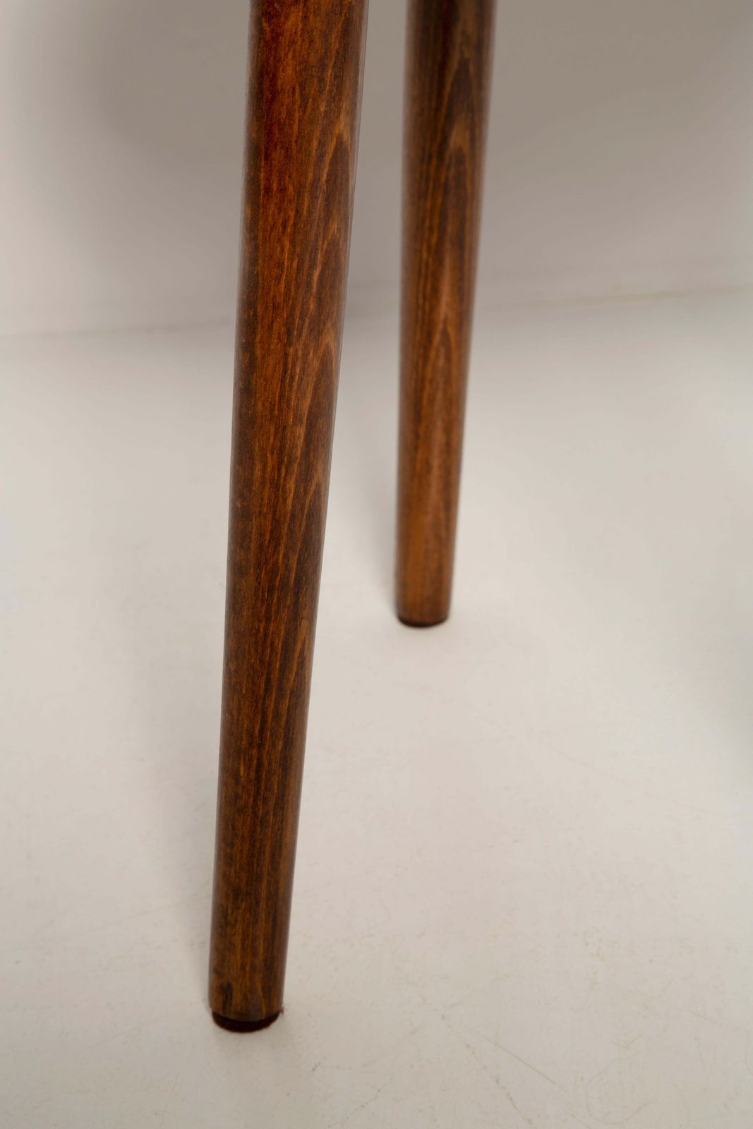 Set Of Two Mid Century Grass Green Velvet Stools, Europe, 1960s photo 408.0