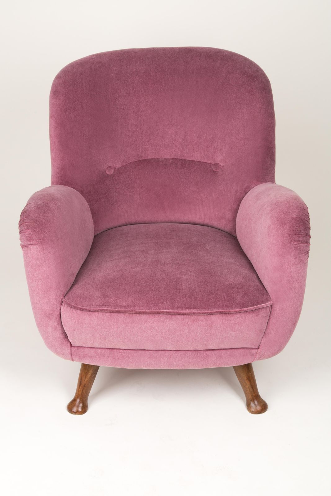 Mid Century Vintage Burgundy Big Armchair, Europe, 1960s photo furniture