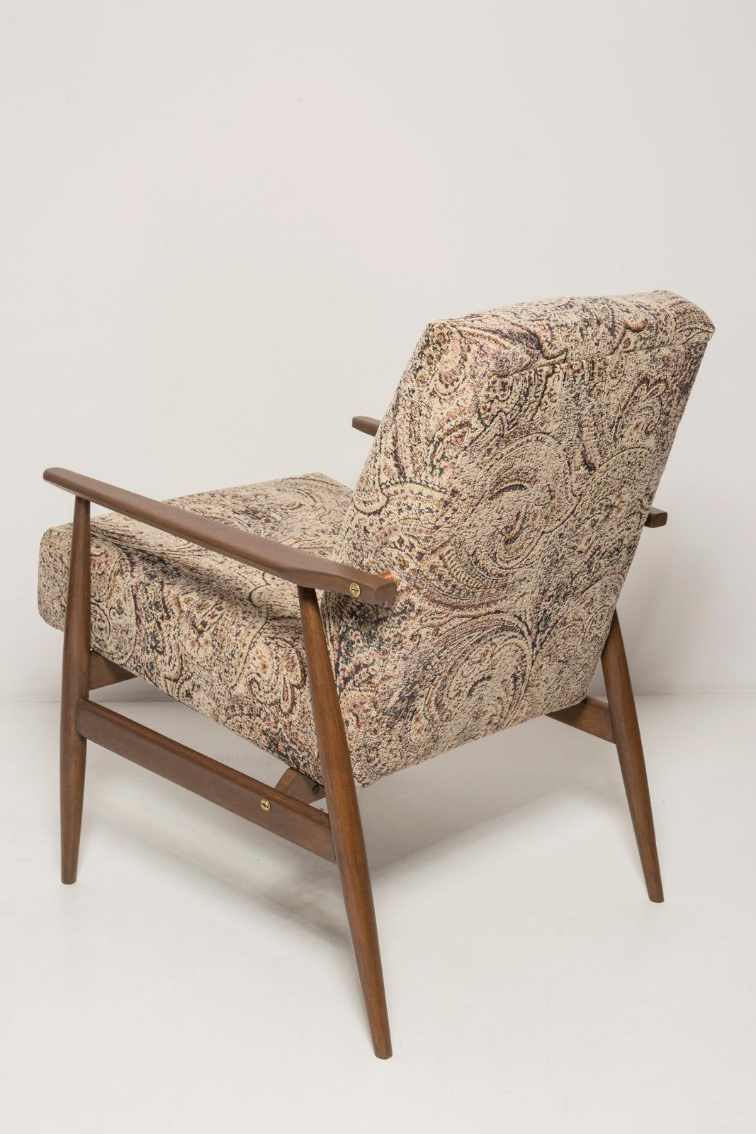 Paar Mid Century Vintage Beige Fluwelen Dante Fauteuils, H. Lis, Jaren 1960 photo vintage