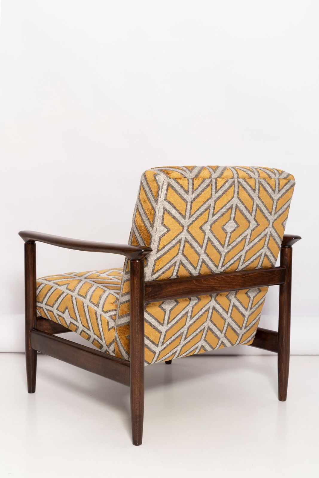 photo furniture Set Of Mid Century Armchair And Stool, By Edmund Homa, Europe, 1960s