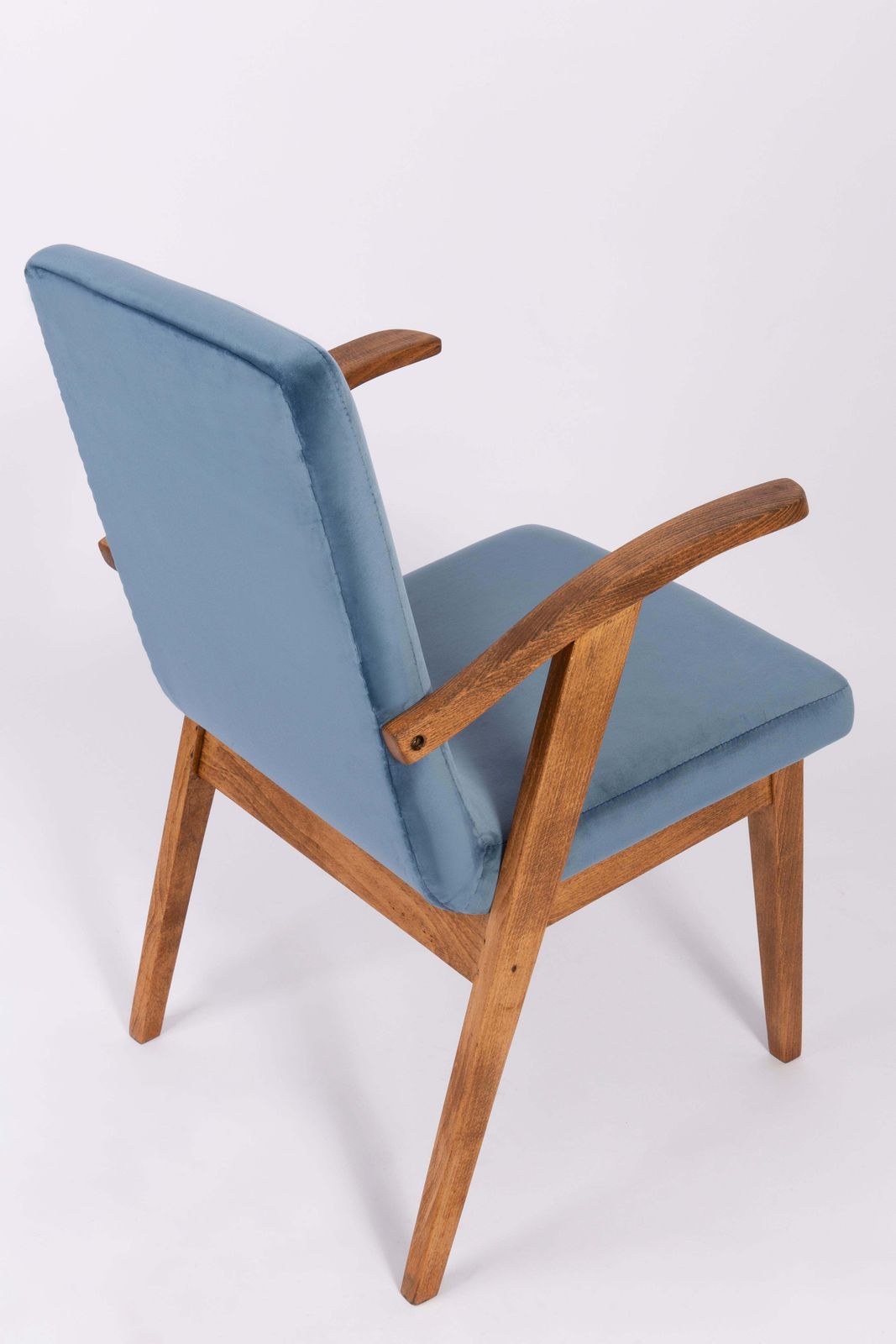 photo furniture Pair Of 20th Century Vintage Blue Chairs By Mieczyslaw Puchala, 1960s