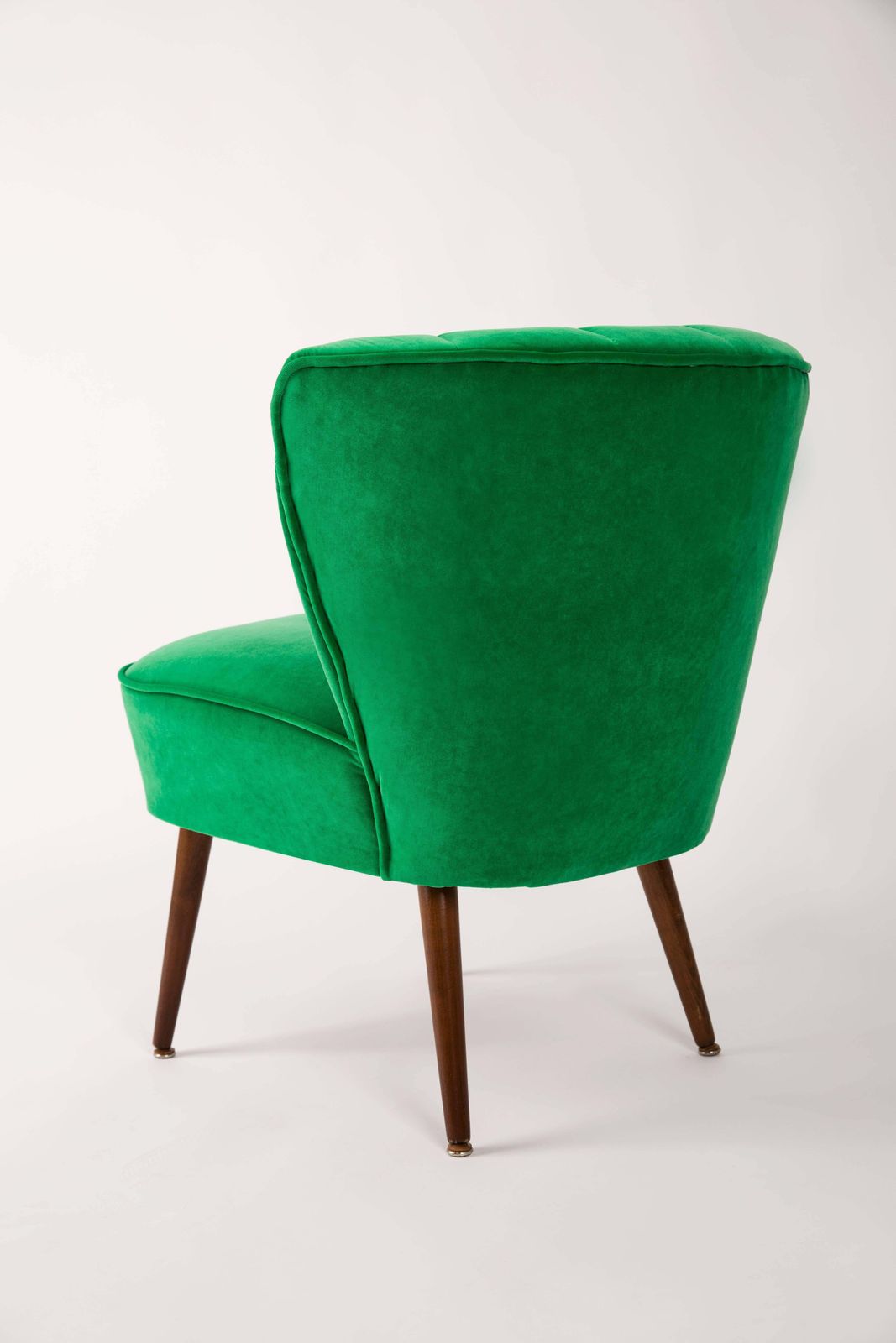 Duitse Mid Century Groene Velours Club Fauteuil, Duitsland, Jaren 1960 photo for sale