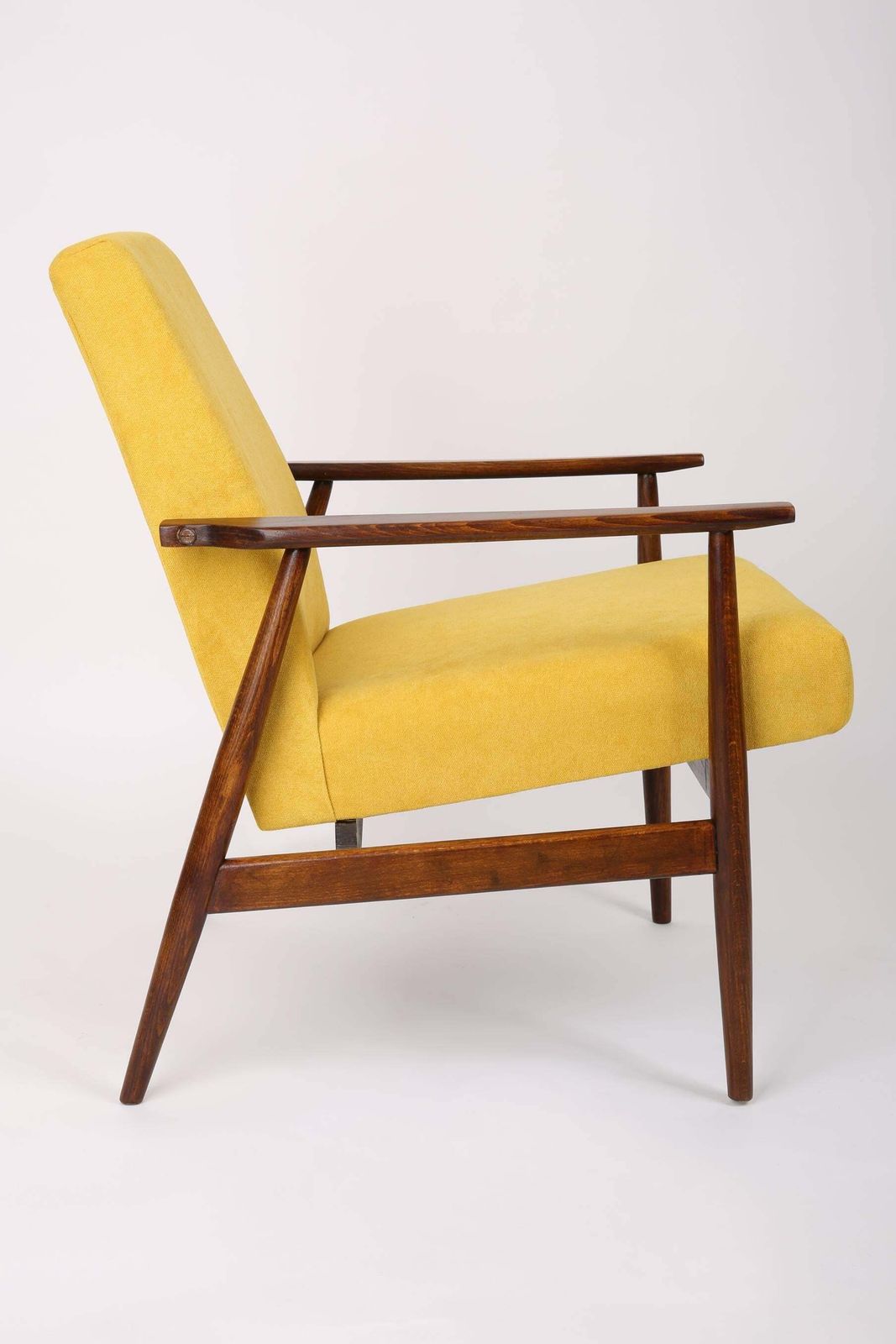 Pair Of Mid Century Yellow Dante Armchairs, H. Lis, Europe, 1960s. photo 2126.0
