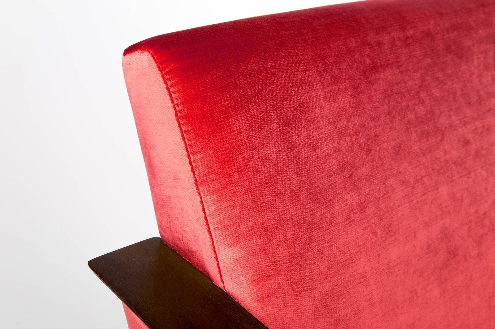 Pair Of Red Armchairs, 1960s, Ddr, Germany photo Furniture