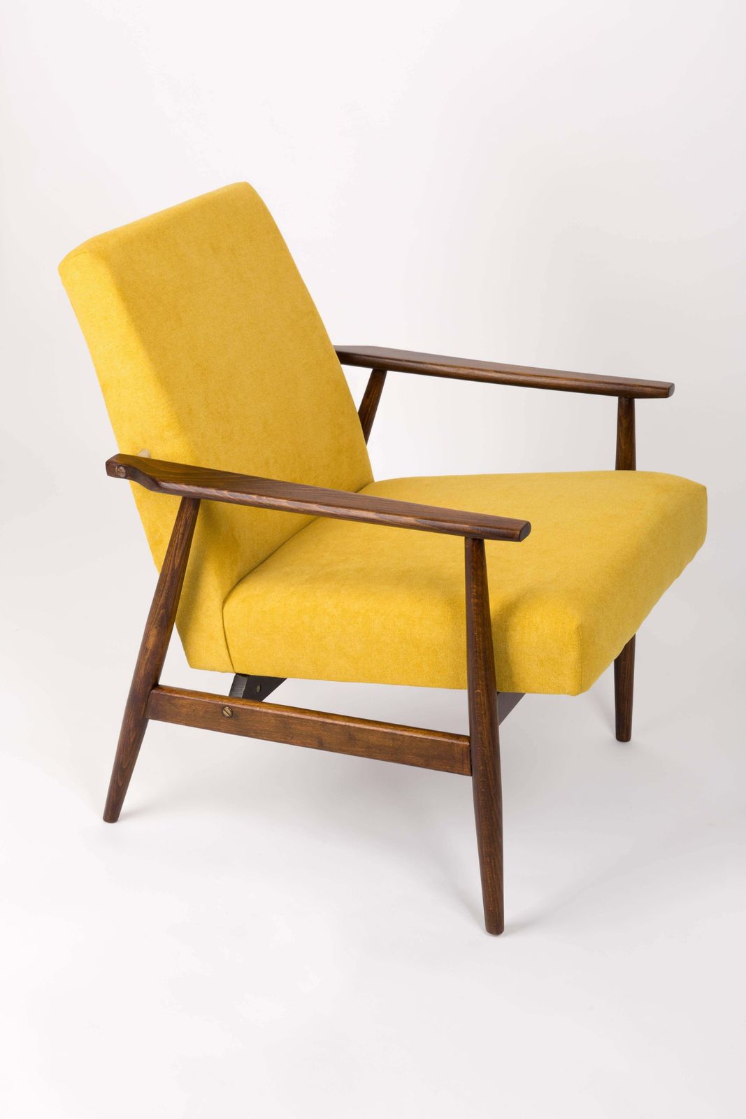 Pair Of Mid Century Yellow Dante Armchairs, H. Lis, Europe, 1960s. photo vinterior