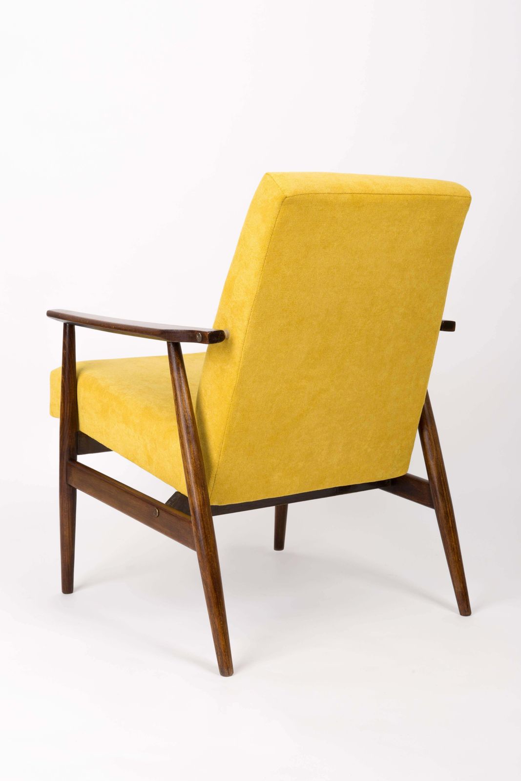 Pair Of Mid Century Yellow Dante Armchairs, H. Lis, Europe, 1960s. photo vintage