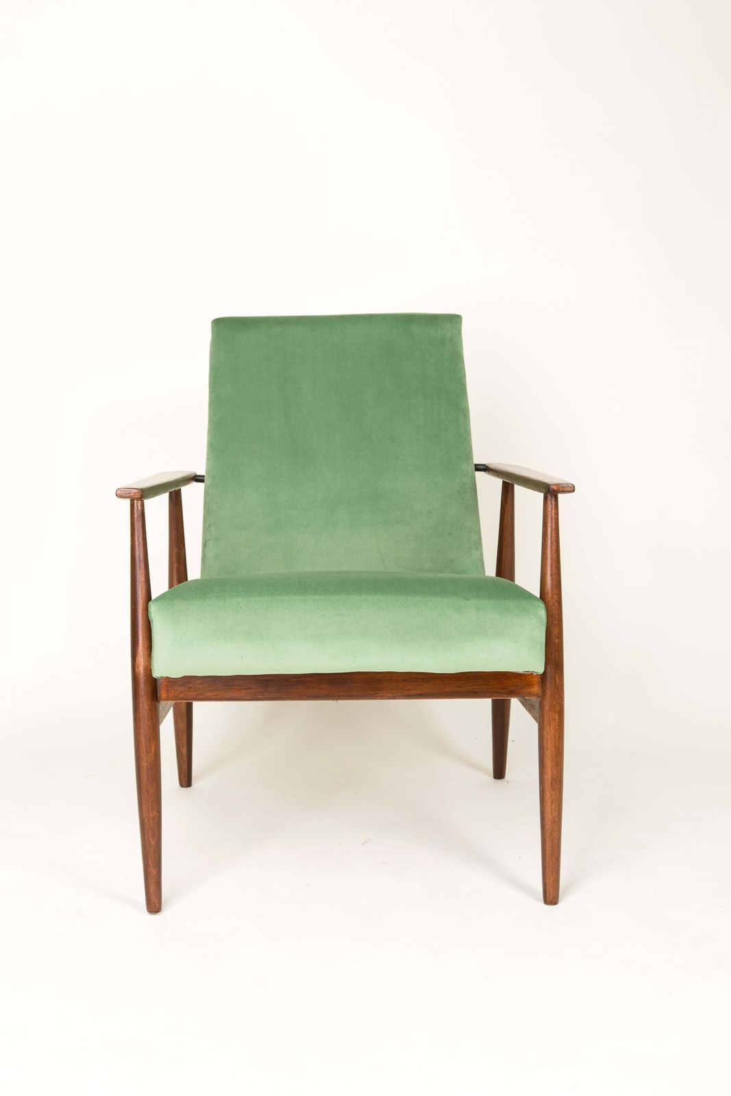 photo furniture 20th Century Pair Of Mint Green Dante Armchairs, H. Lis, 1960s