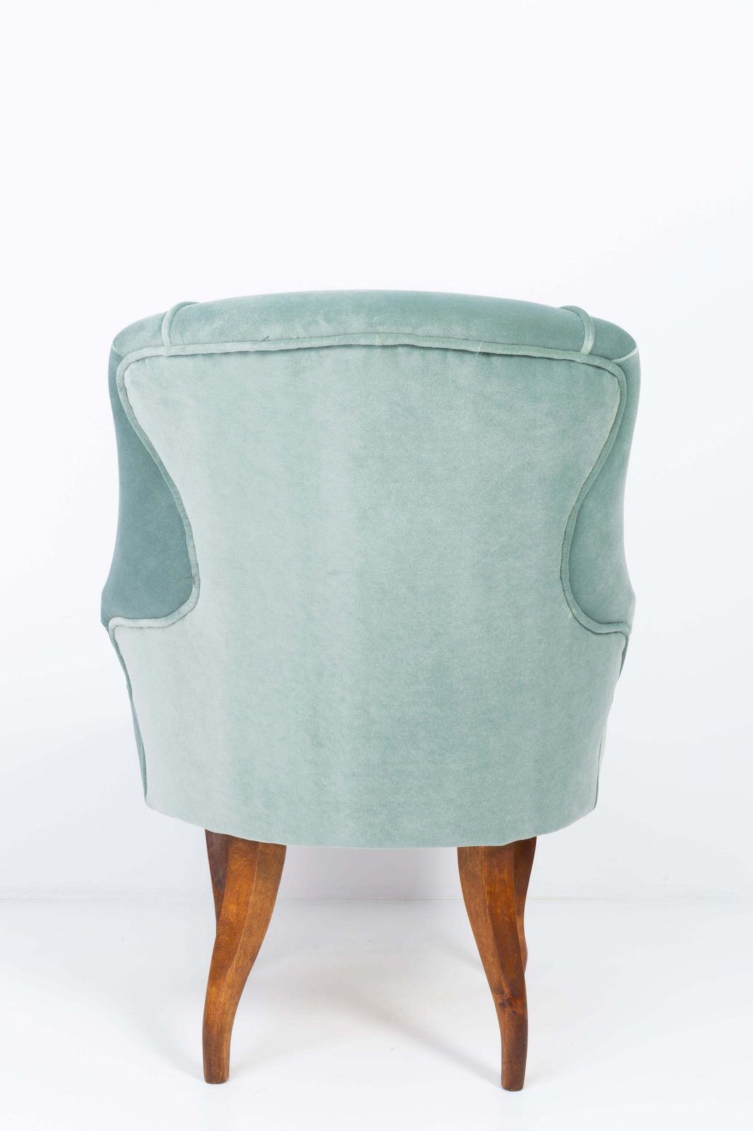 photo for sale Set Of Two 20th Century Art Deco Mint Armchairs, Germany, 1950s
