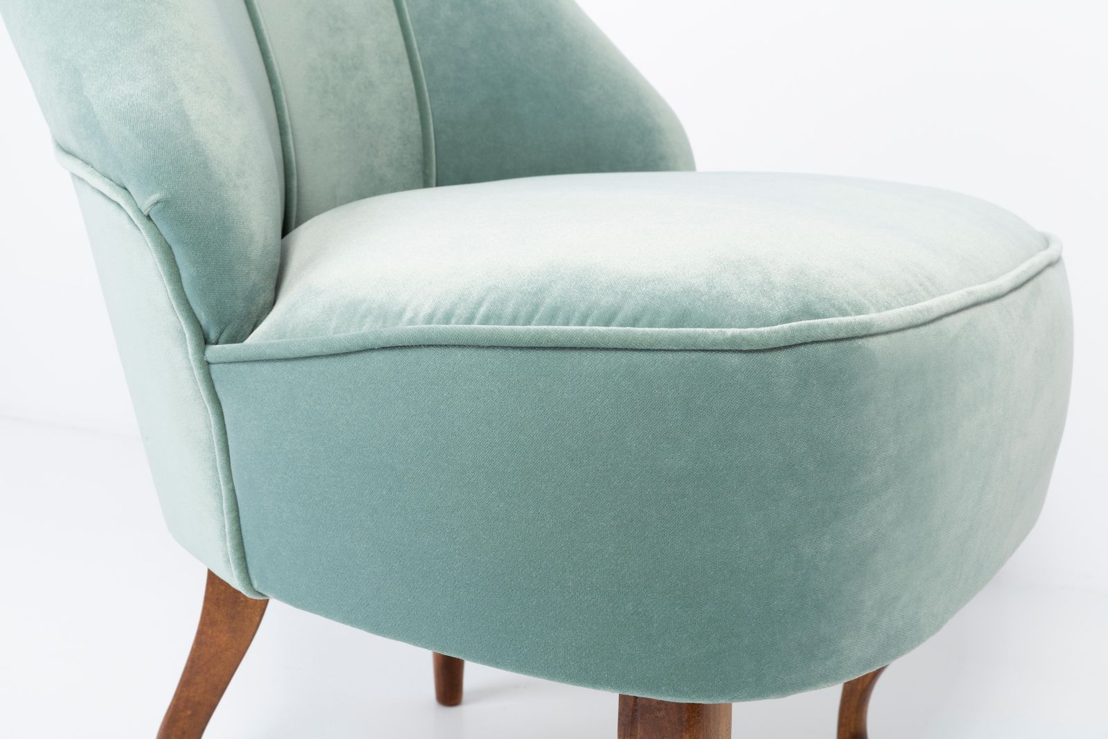 2551.0 Set Of Two 20th Century Art Deco Mint Armchairs, Germany, 1950s photo