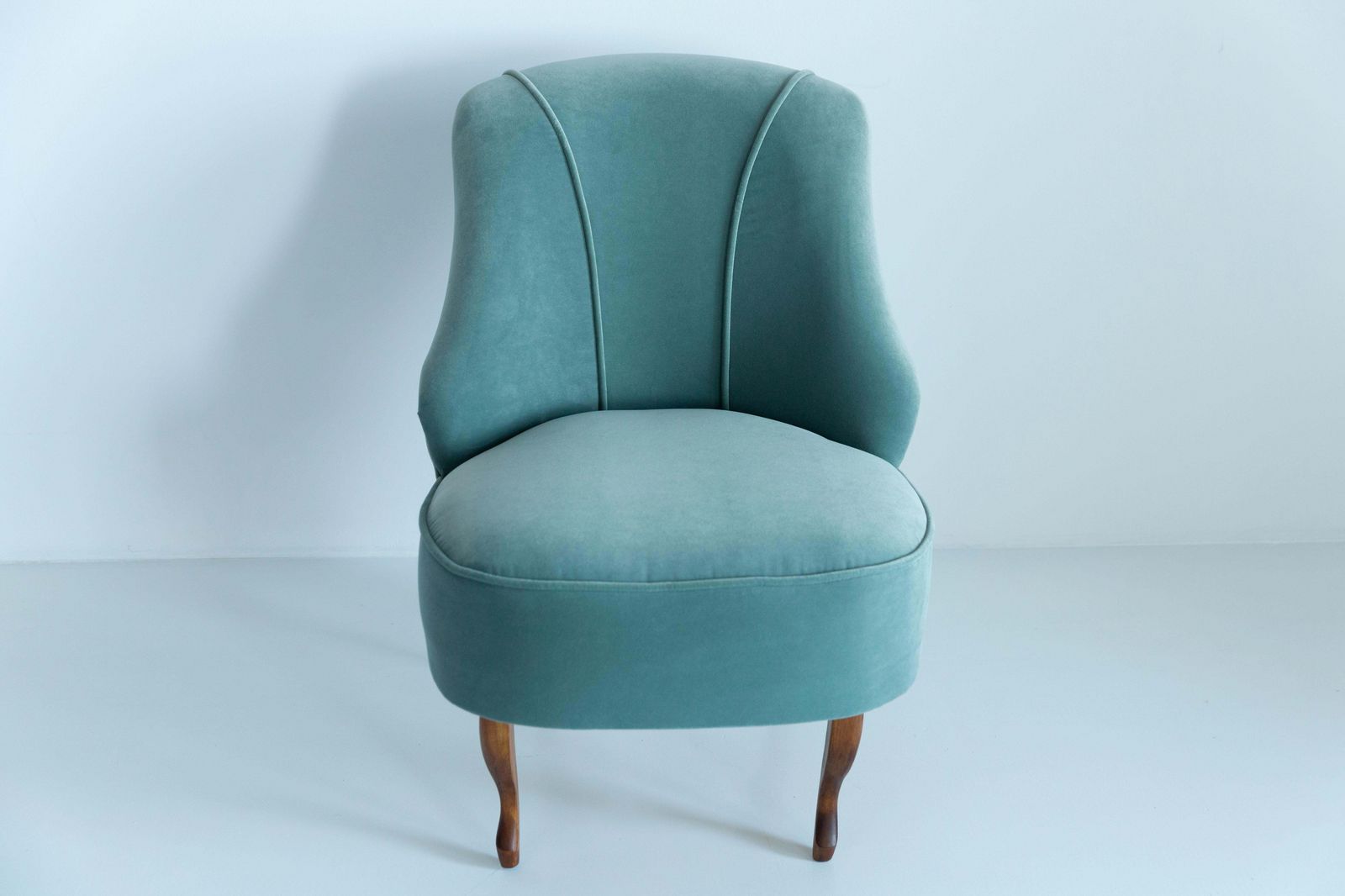 photo buy Set Of Two 20th Century Art Deco Mint Armchairs, Germany, 1950s