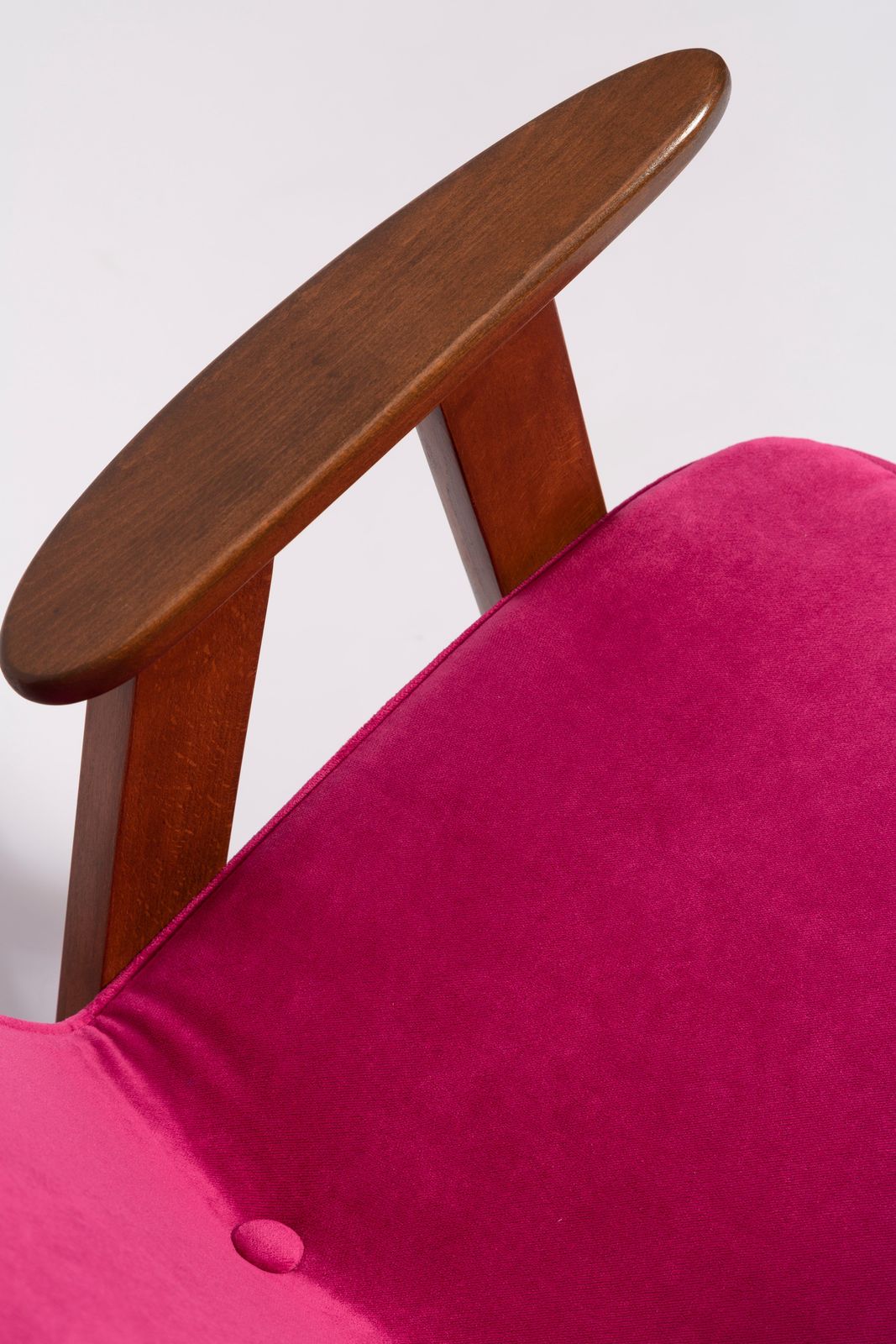 Furniture Pair Of Mid Century 366 Armchairs, Pink And Blue, By Chierowski Europe, 1960s photo