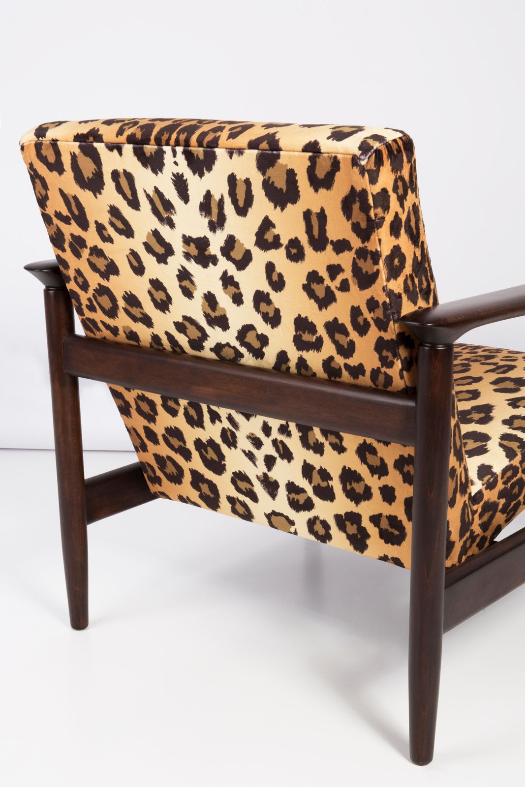 photo vinterior Two Leopard Velvet Armchairs, Hollywood Regency, Edmund Homa, 1960s, Poland