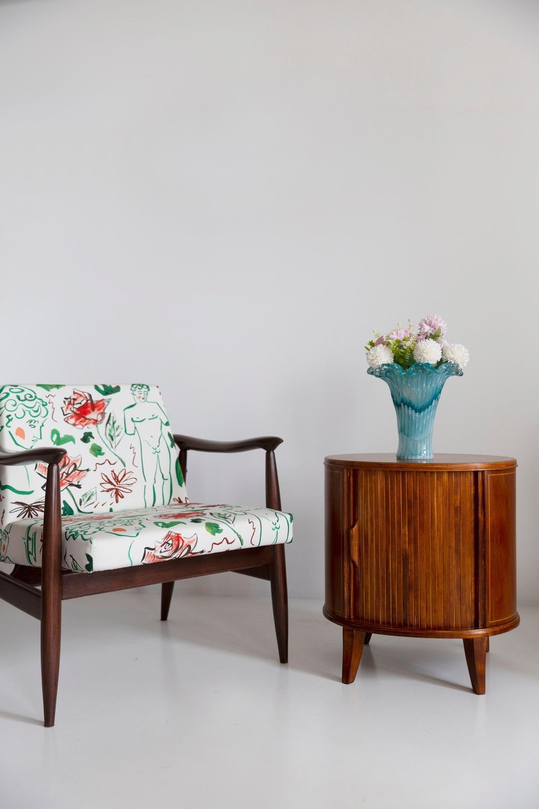 photo for sale Midcentury Vintage Night Table, Beechwood, Europe, 1960s