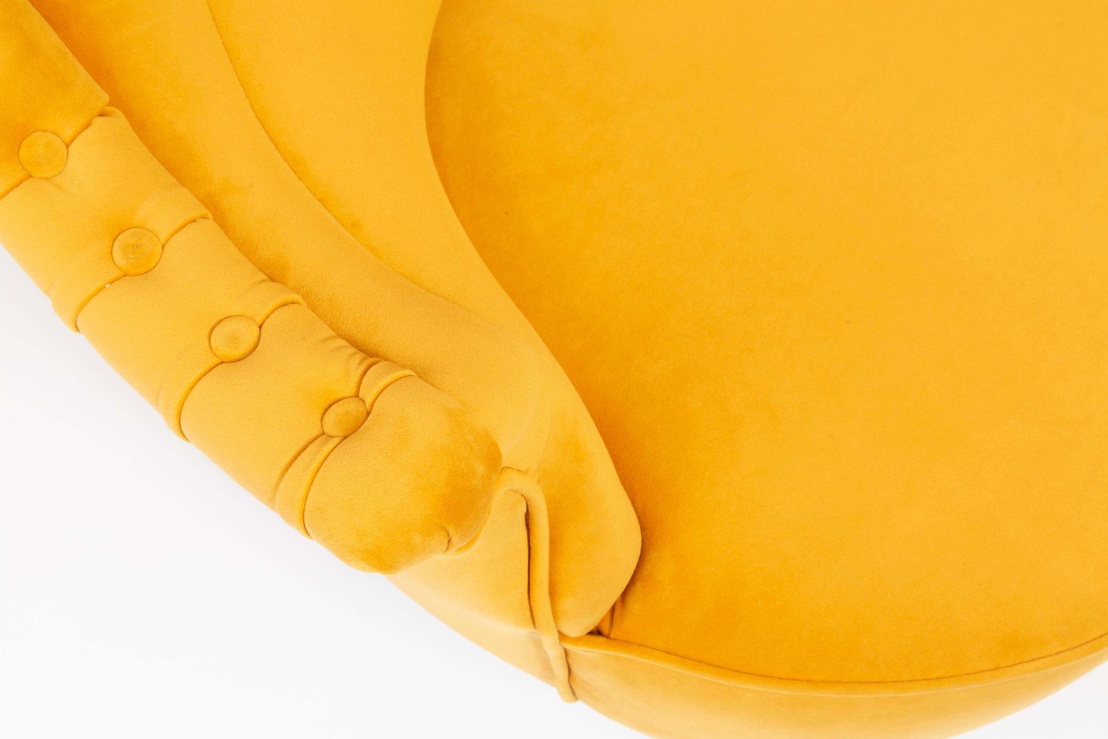 Furniture Pair Of Unique Yellow Mustard Armchairs, 1930s, Germany photo