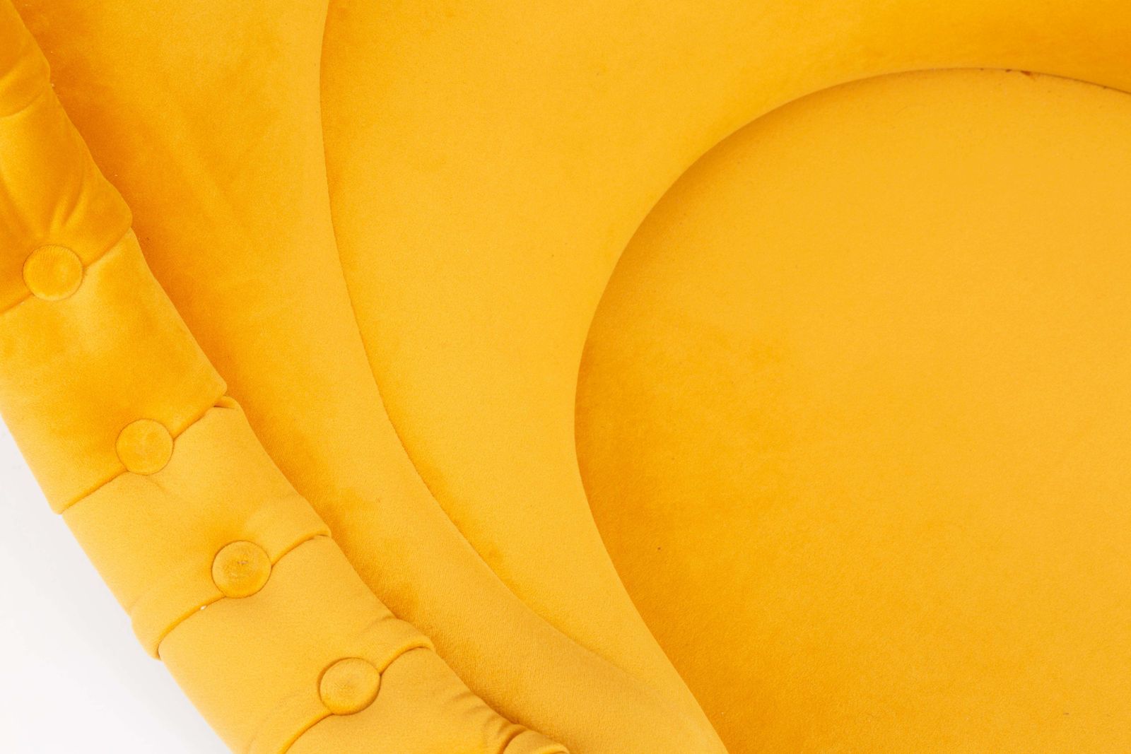 photo vinterior Pair Of Unique Yellow Mustard Armchairs, 1930s, Germany