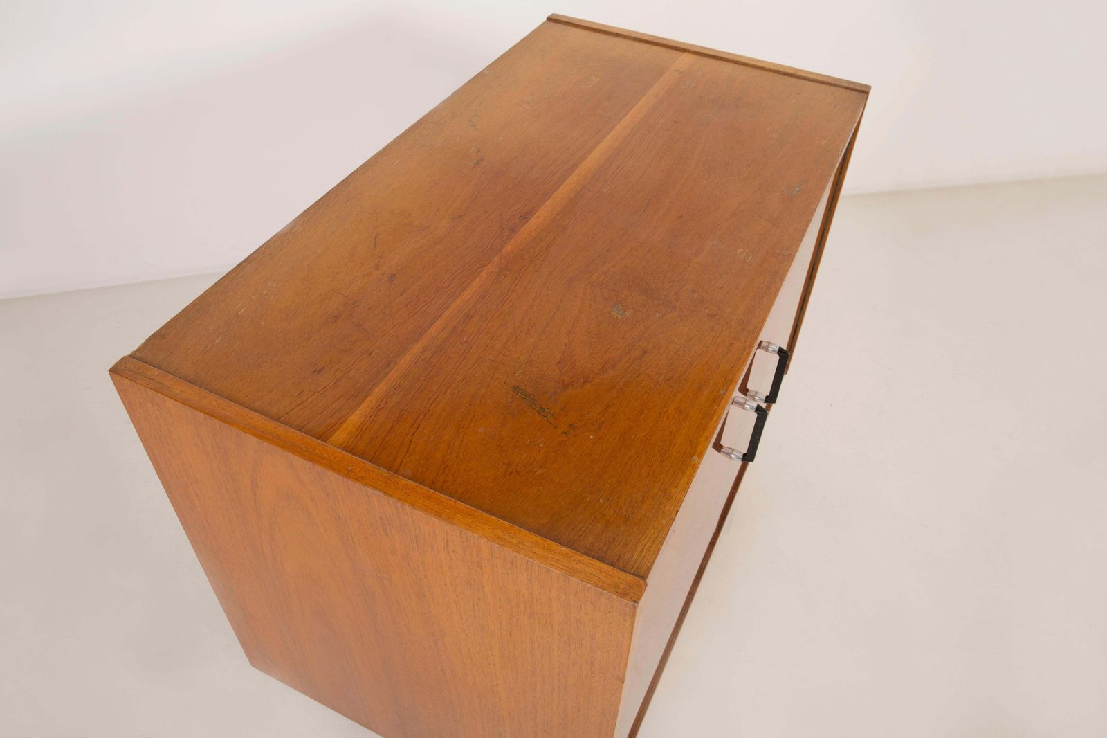 Set Of Three Mid Century Modern Vintage Sideboards, Wood, Poland, 1960s photo Furniture