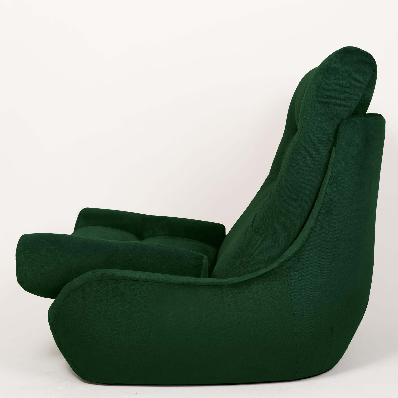 Set Of Two 20th Century Vintage Green Velvet Giant Atlantis Armchairs, 1960s photo for sale