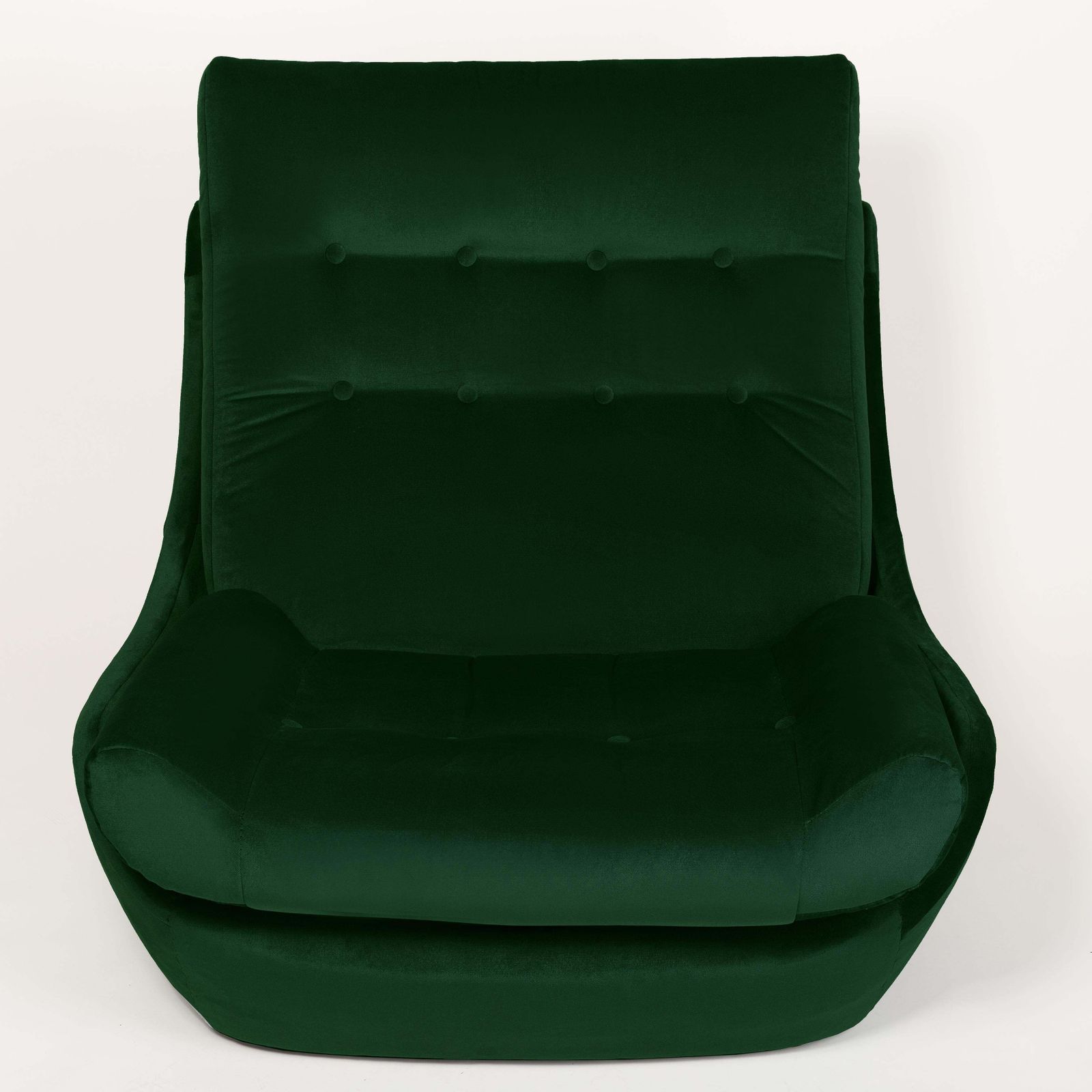 Set Of Two 20th Century Vintage Green Velvet Giant Atlantis Armchairs, 1960s photo vintage