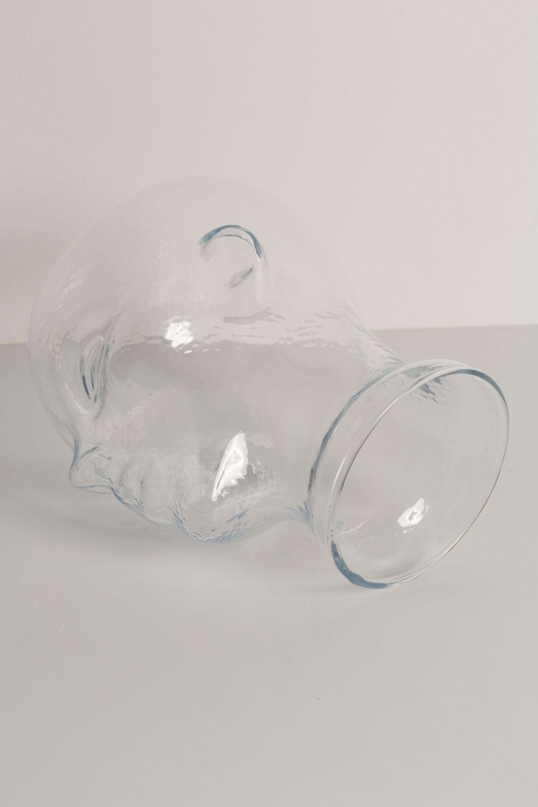 photo buy Transparent Vintage Decorative Mannequin Glass Head Sculpture, 1970s, Germany