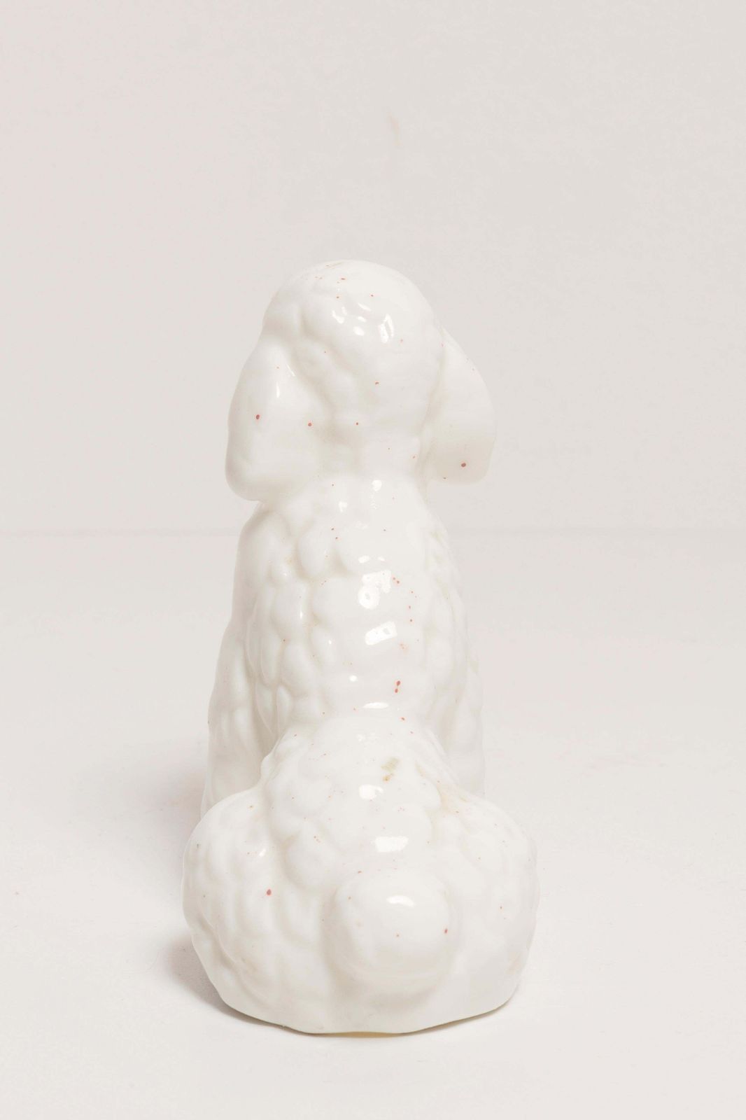 20th Century Mini White Poodle Dog Sculpture, Italy, 1960s photo vinterior