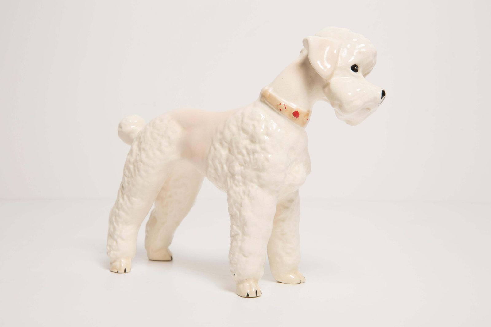 Mid Century White Poodle Dog Sculpture, Italy, 1960s photo vinterior