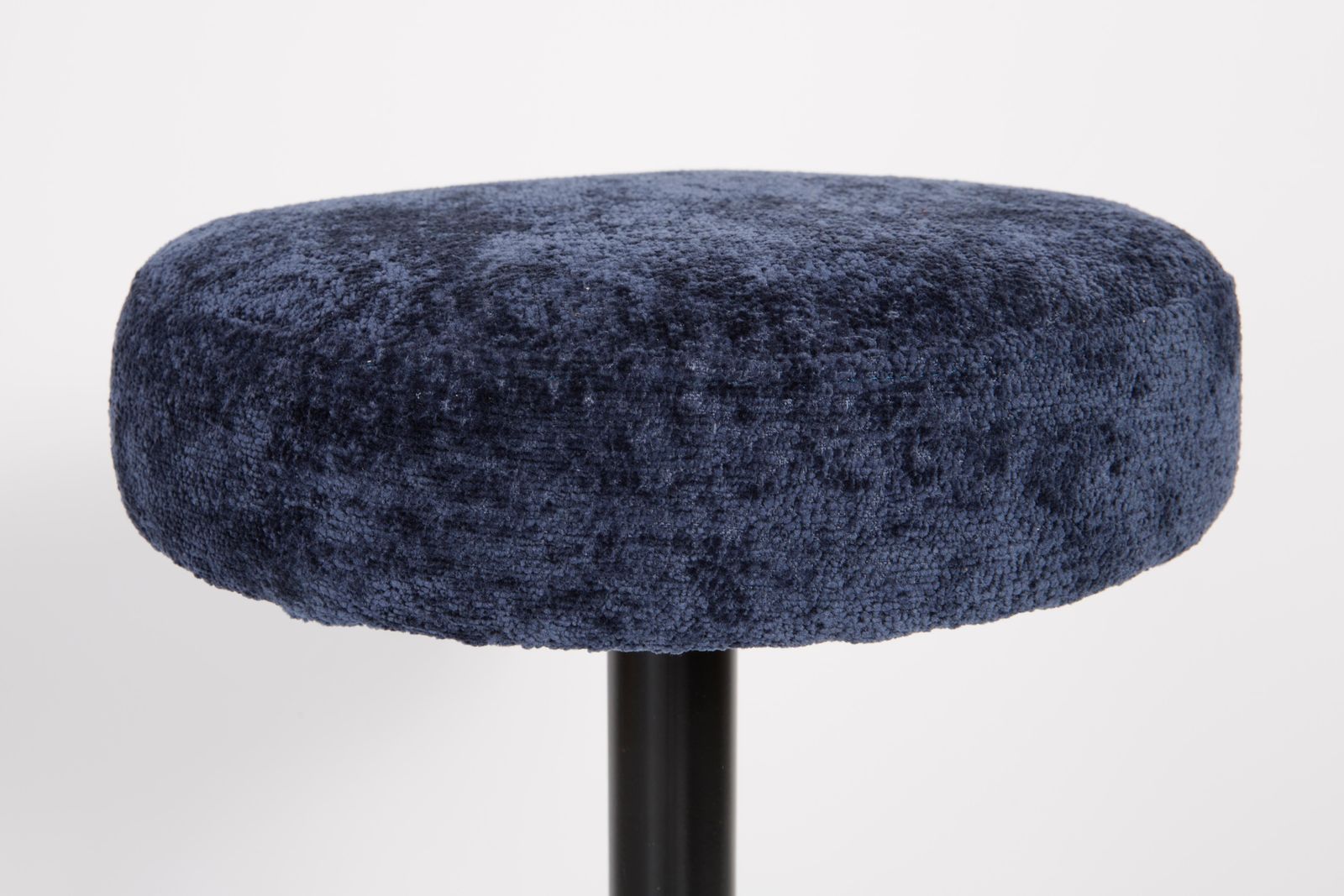Mid Century Modern Navy Blue Bar Stool, 1960s photo for sale