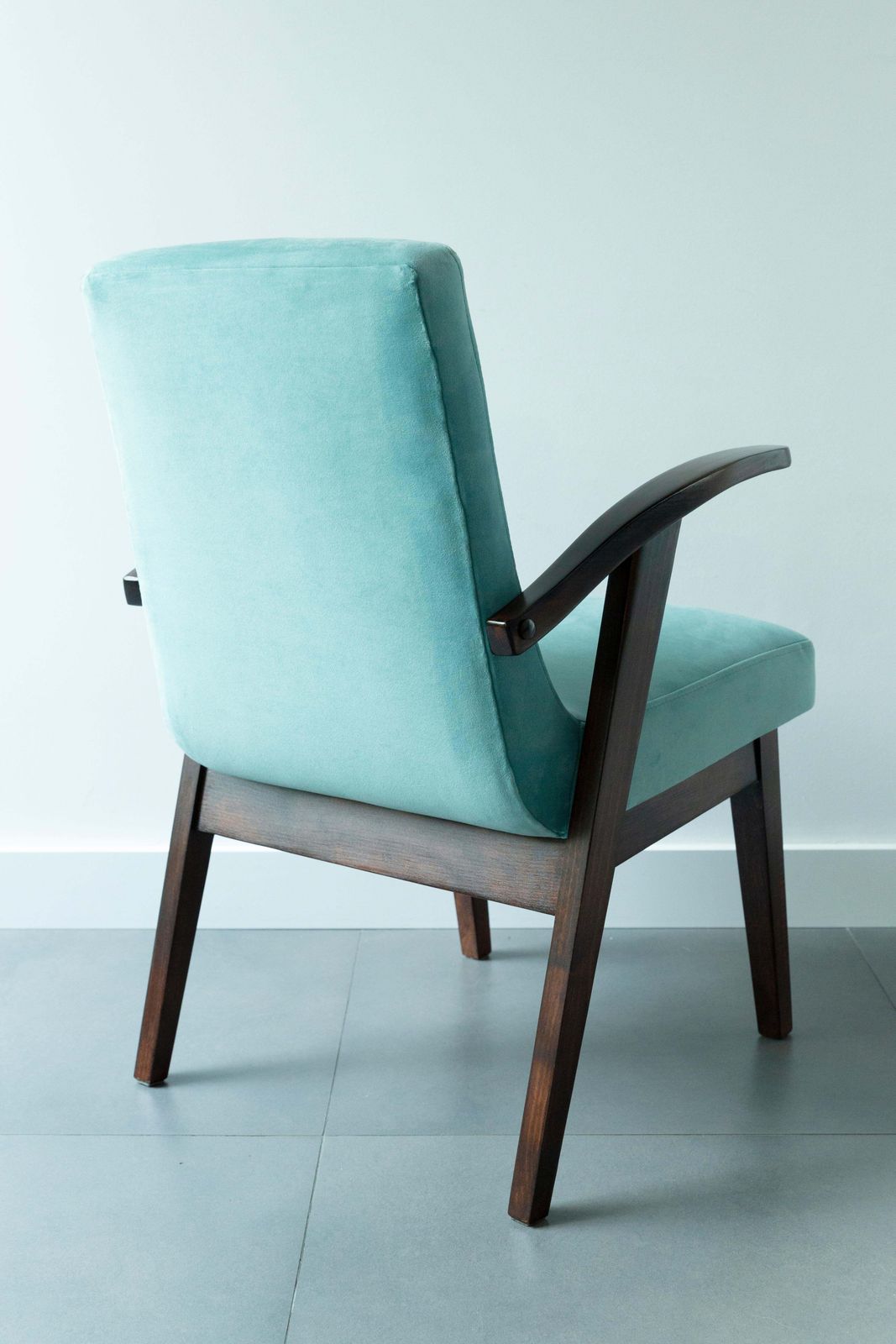 Vintage Mintgroene Fauteuil Door Mieczyslaw Puchala, Ca. Jaren 1960, 20e Eeuw photo Meubels