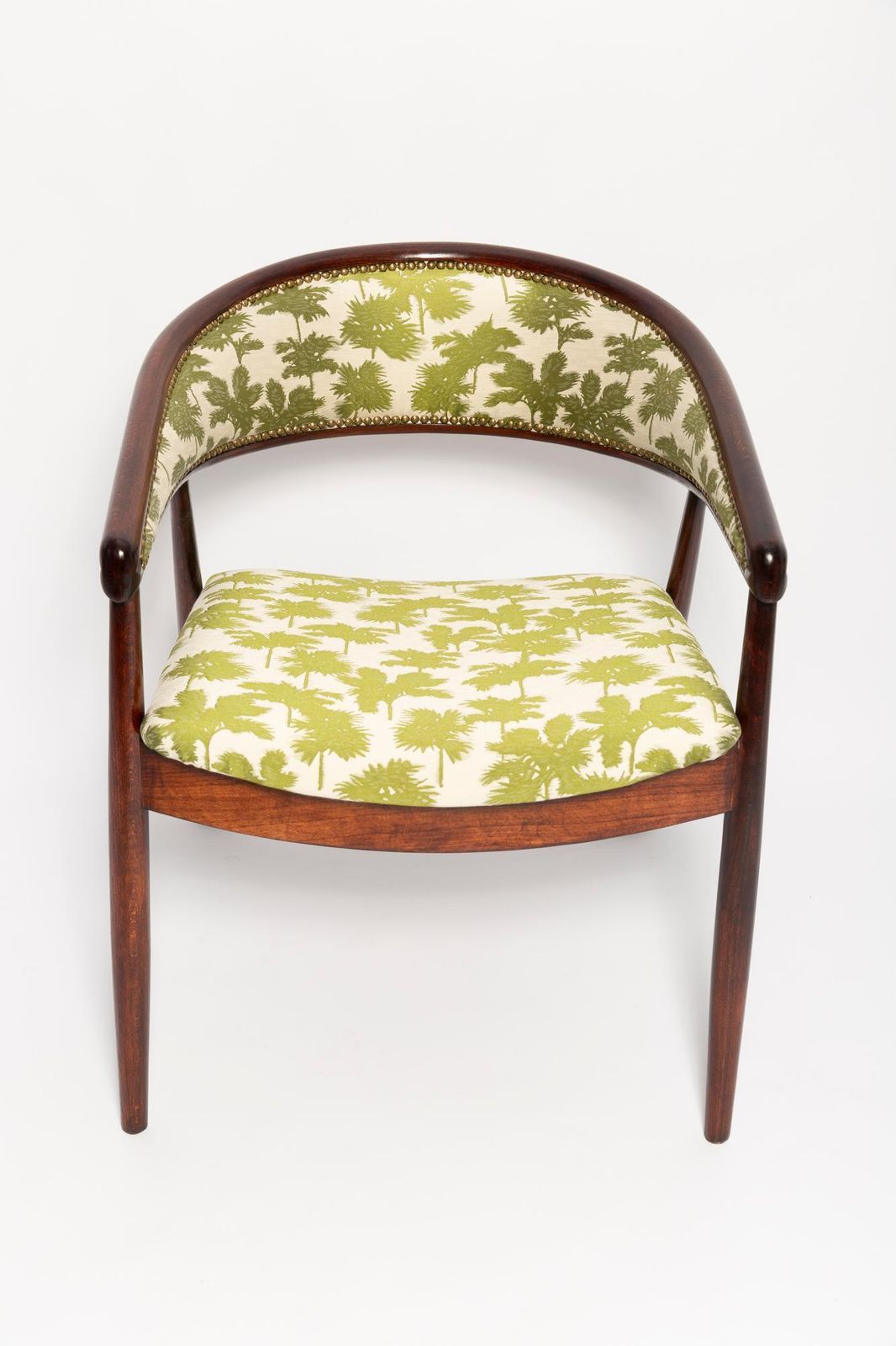 Furniture Mid Century Radomsko B 3300 Armchair, Be Bop A Lula Jacquard, 1960s, Europe photo