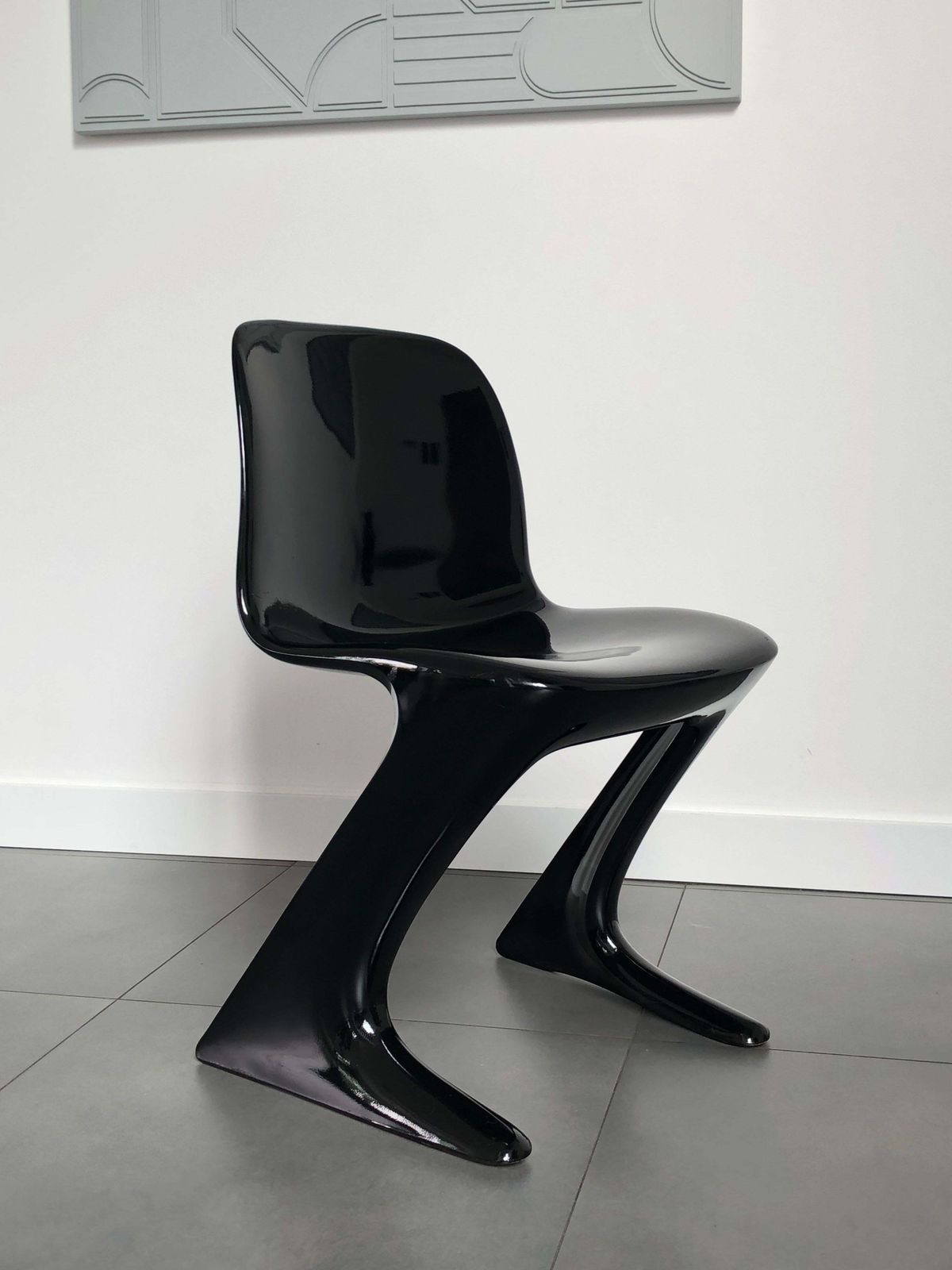 Set Of Four Kangaroo Chairs Designed By Ernst Moeckl, Germany, 1968 photo furniture