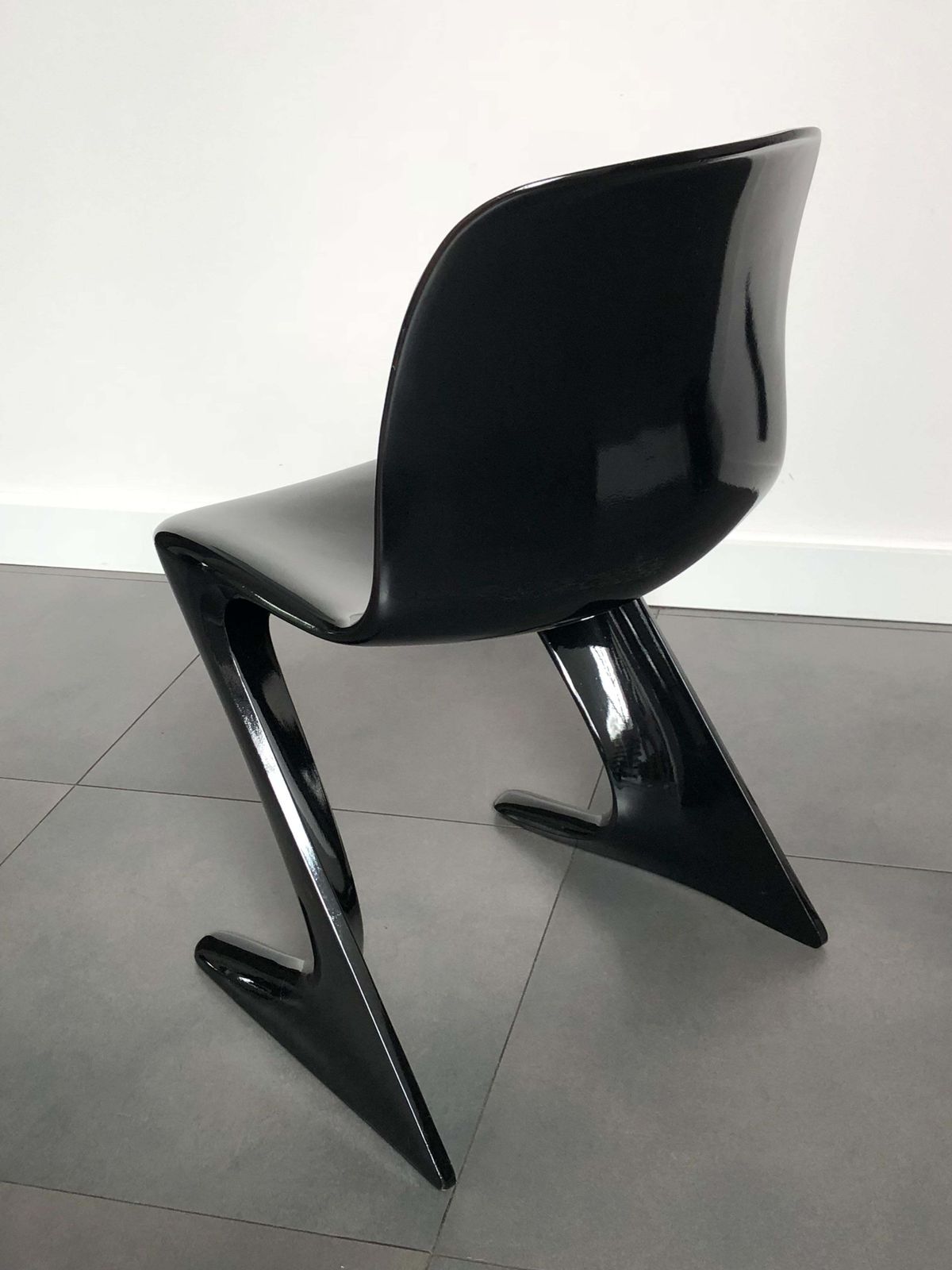 Set Of Four Kangaroo Chairs Designed By Ernst Moeckl, Germany, 1968 photo vinterior