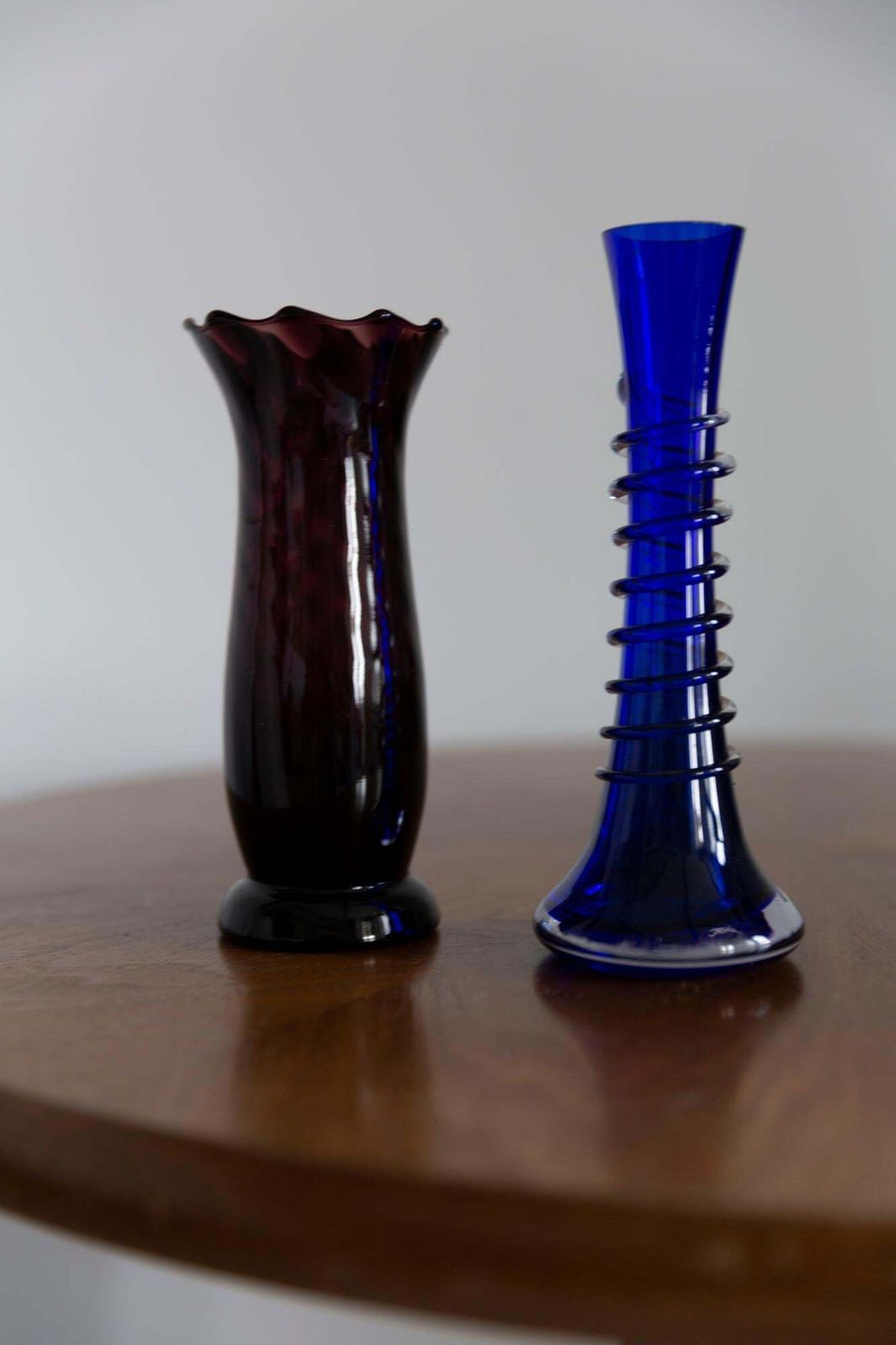 Small Midcentury Ultramarine Blue Vase, Europe, 1960s photo for sale