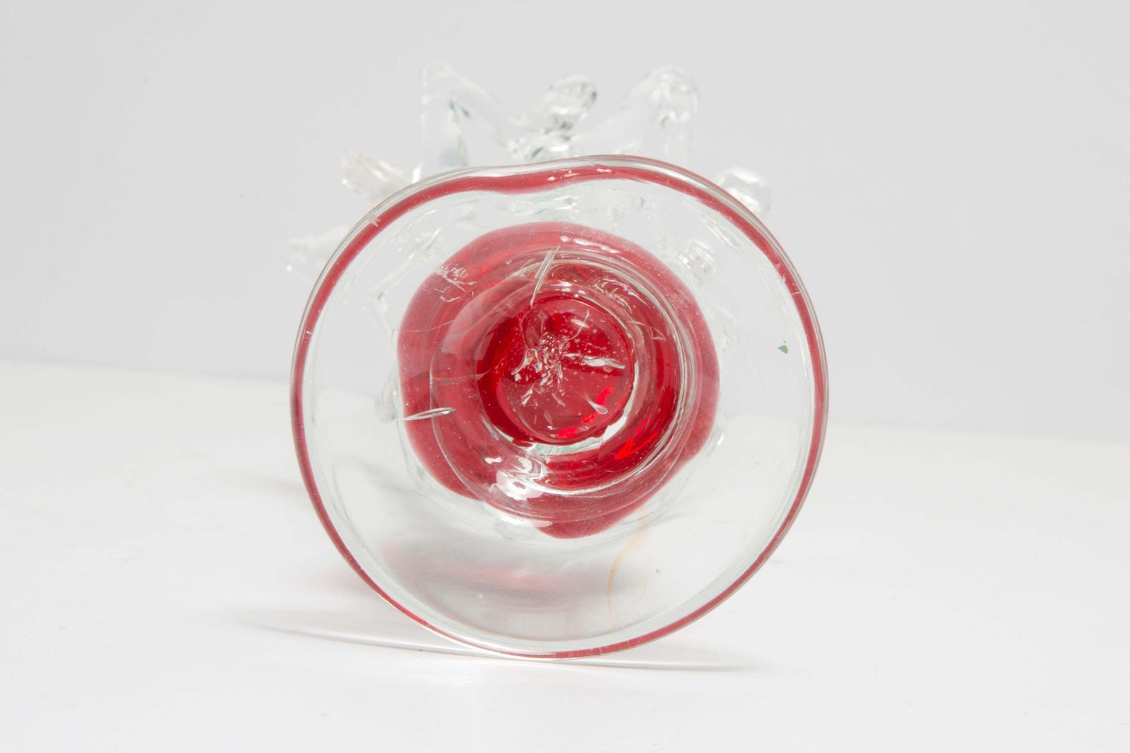 photo for sale Mid Century Vintage Artistic Glass Vase, Europe, 1970s