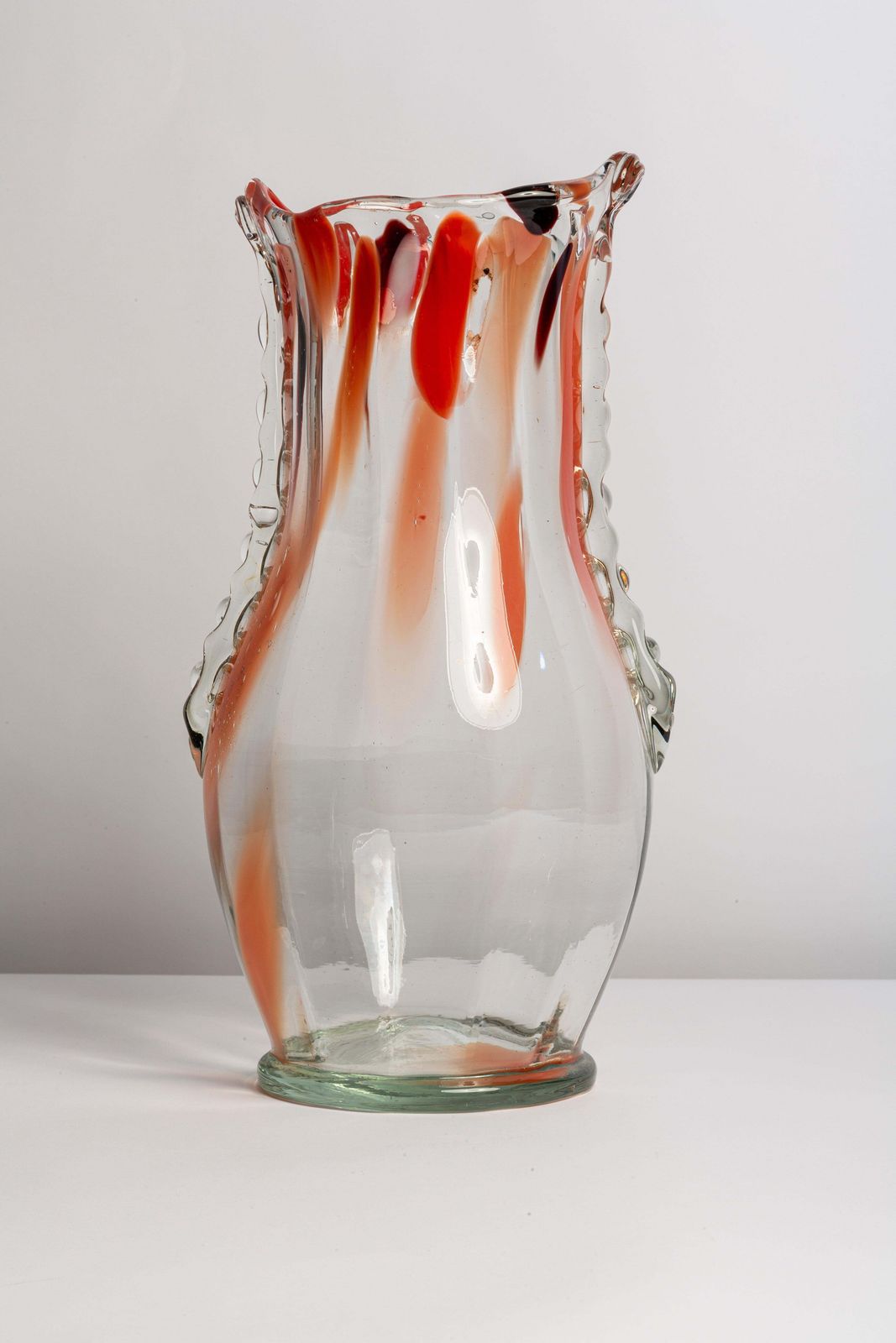 Mid Century Vintage Artistic Glass Vase, Europe, 1970s photo furniture