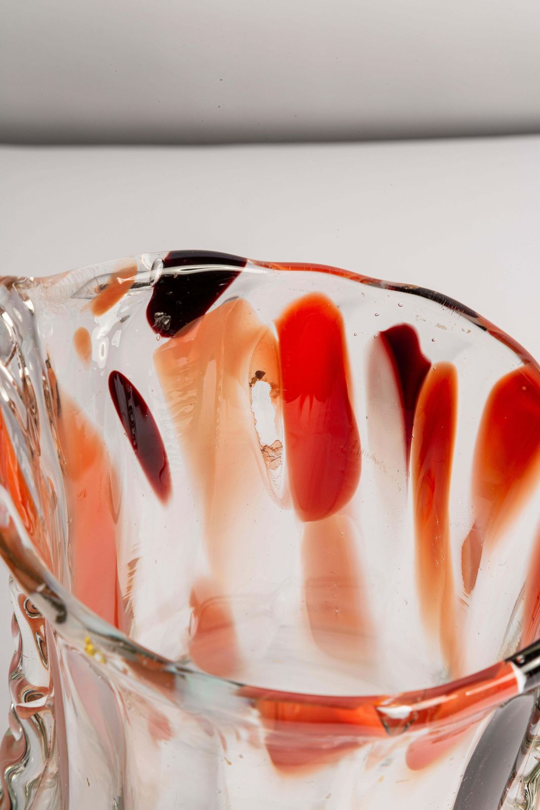 photo for sale Mid Century Vintage Artistic Glass Vase, Europe, 1970s