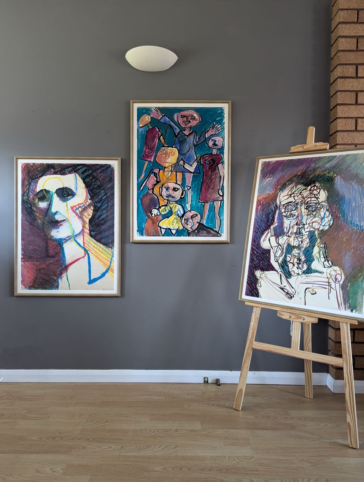Mrs Jackson, Oil Painting, Modernist photo for sale