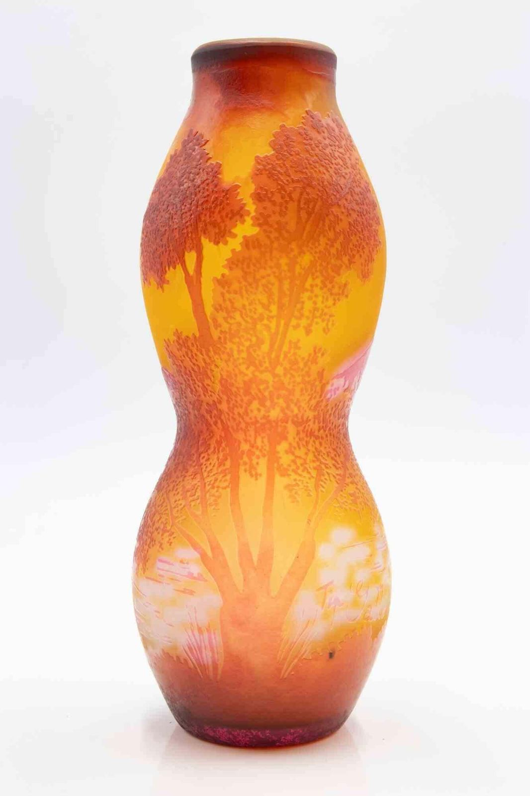 Art Déco Style Vase   Reproduction After Emile Gallé, Italy, 1980s photo 213.0