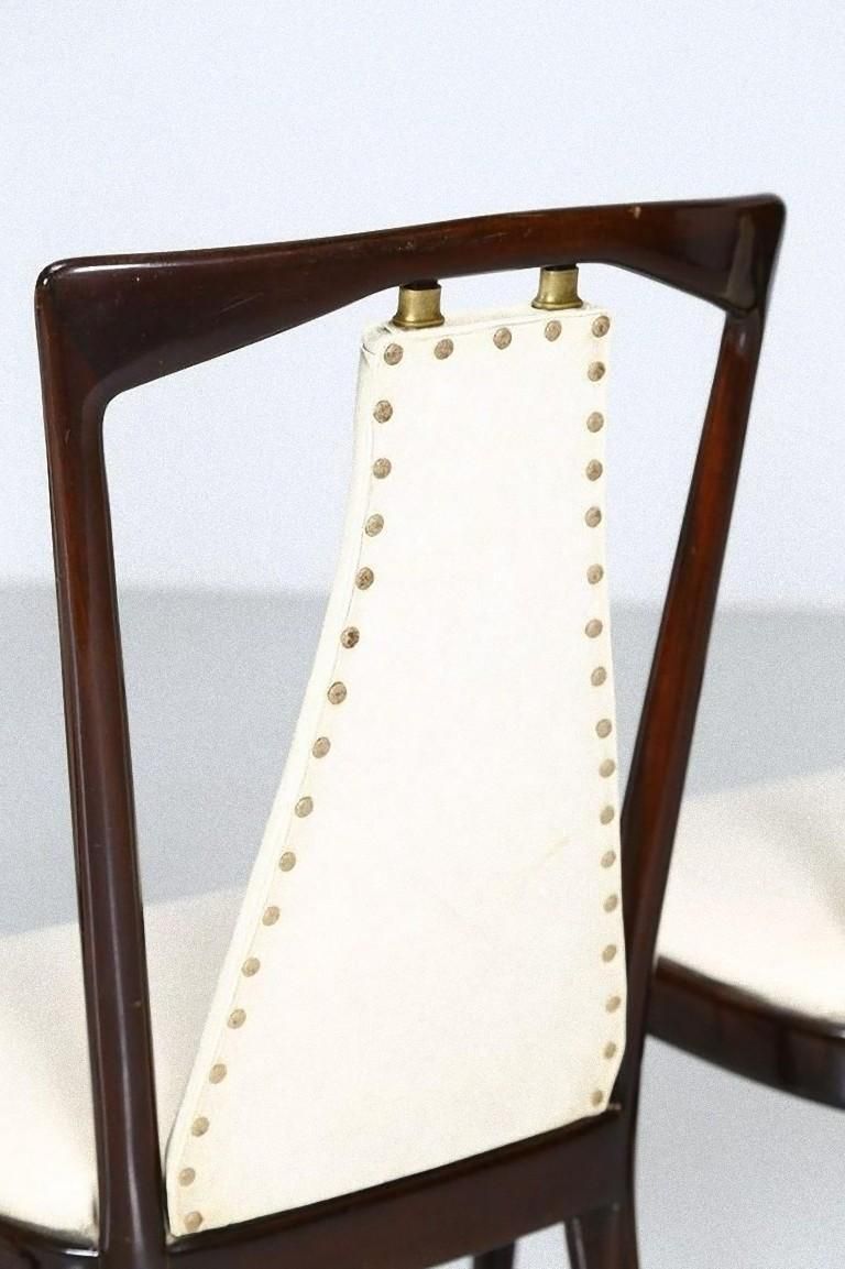 Set Of Six Midcentury Chairs By Osvaldo Borsani 'Attr.' photo Furniture