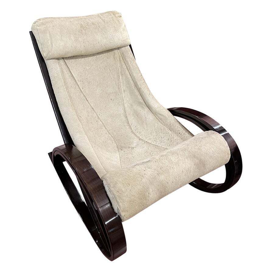 Sgarsul Rocking Chair By Gae Aulenti For Poltronova, Italy 1960s