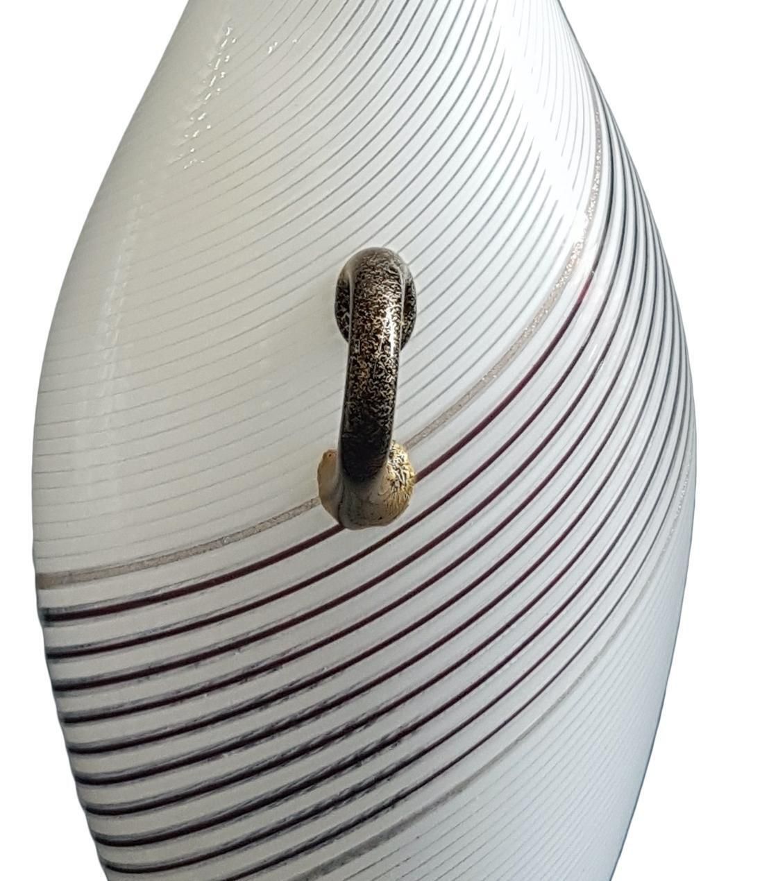 Vintage Murano Glass Vase Model "5357" By D. Martens And A. Toso, 1950s photo vinterior