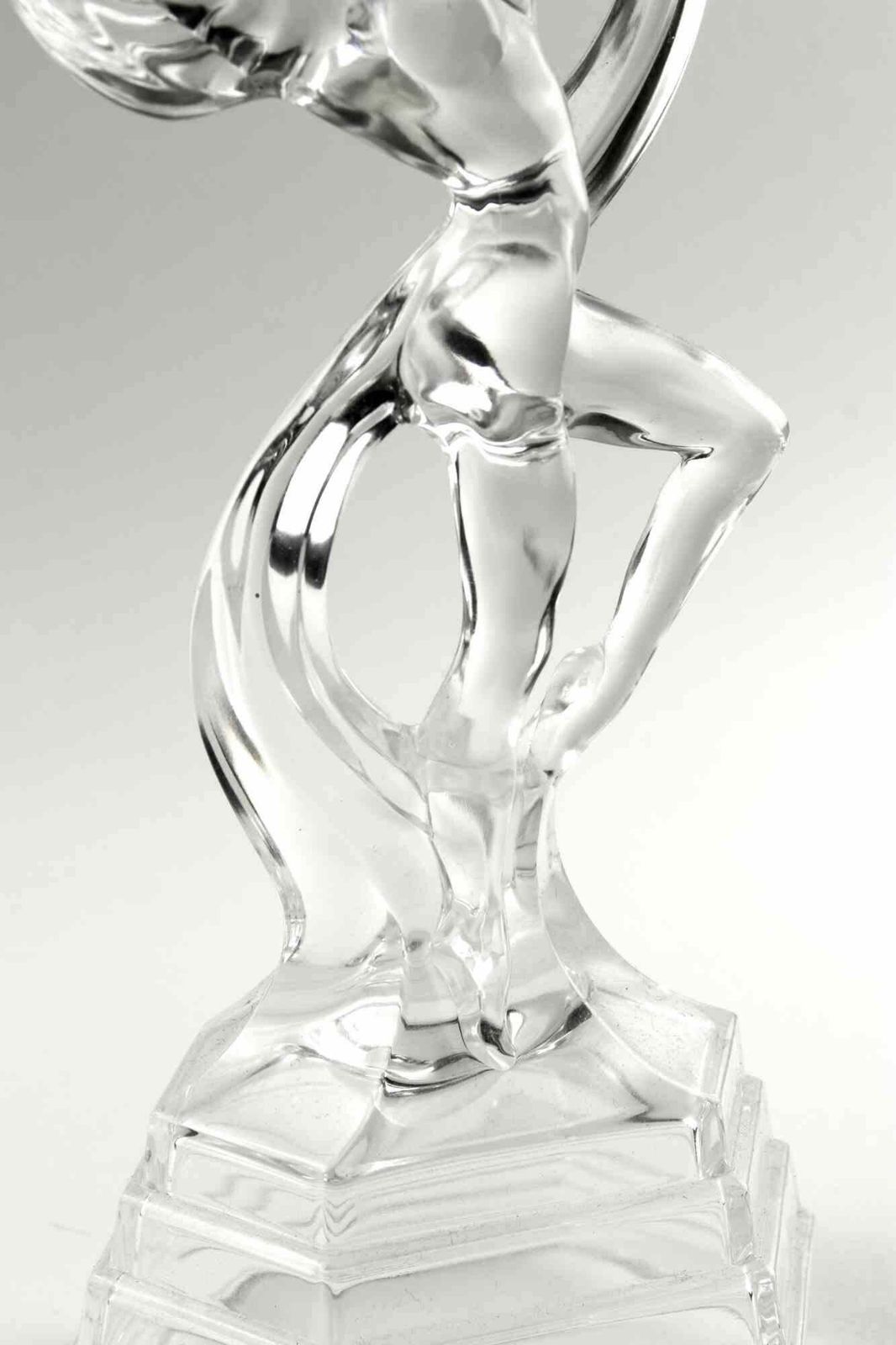 Royal Crystal Rock Crystal "Ballerina" Sculpture, Italy, 1980s photo Art