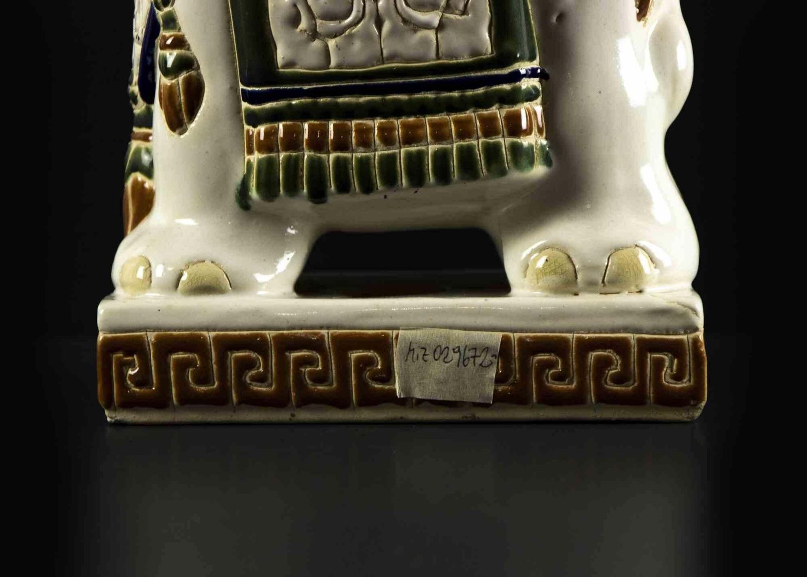 Elephant Of The Good Luck, Vintage Ceramic Sculpture, 1970s photo for sale