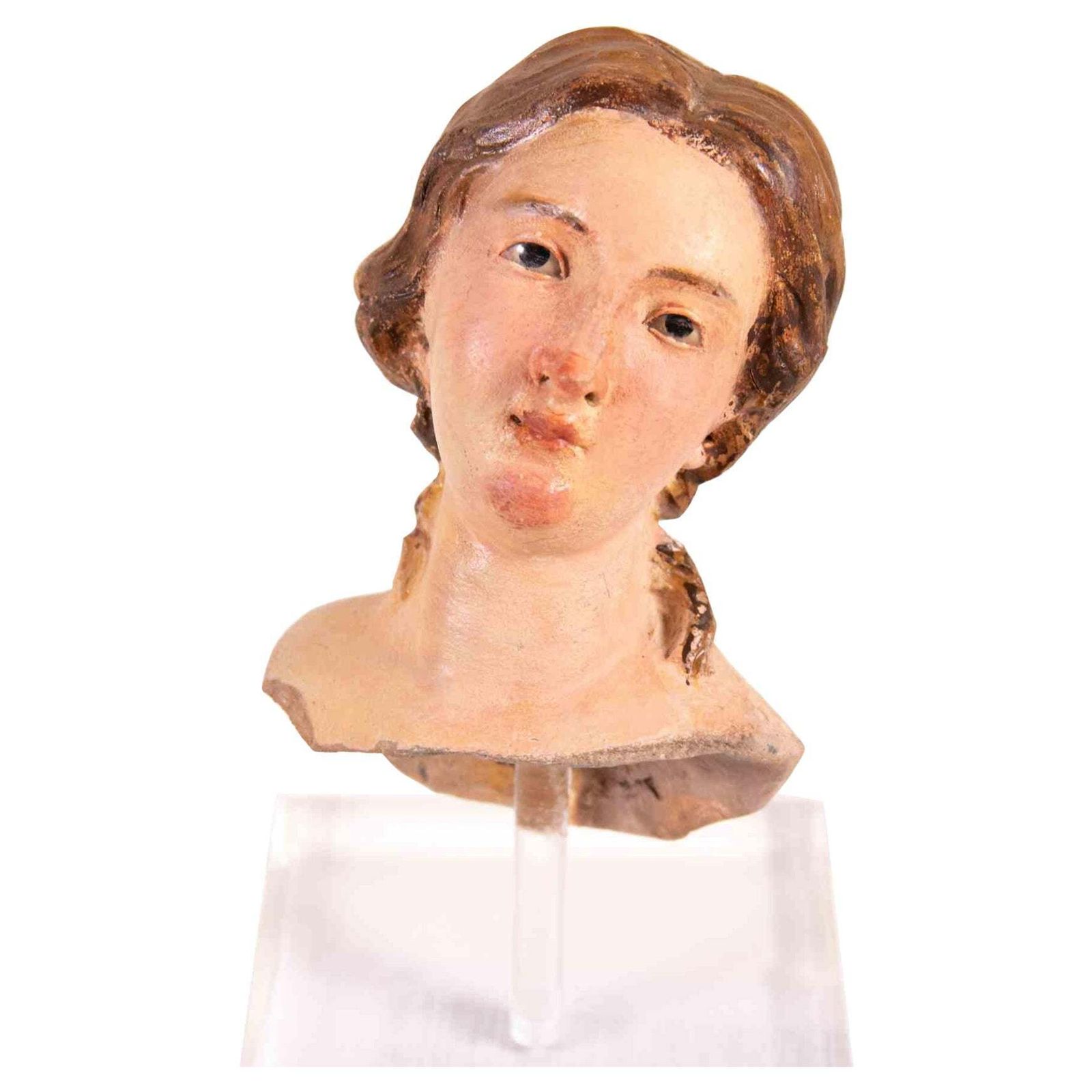 Head Of Woman, Italy, 18th Century