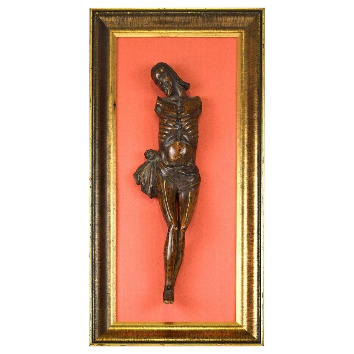 Wooden Made Crucifixion Of Jesus, Italian Manufacture, Late XVI Century