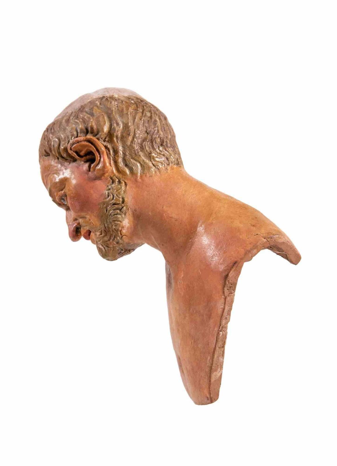 Head Of Man, Italy, 18th Century photo for sale