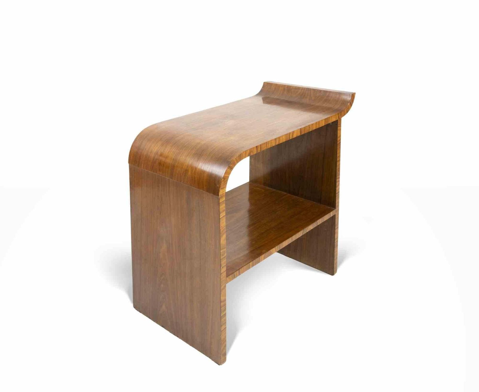 Vintage Wooden Coffee Table, Italy, 1970s photo vinterior