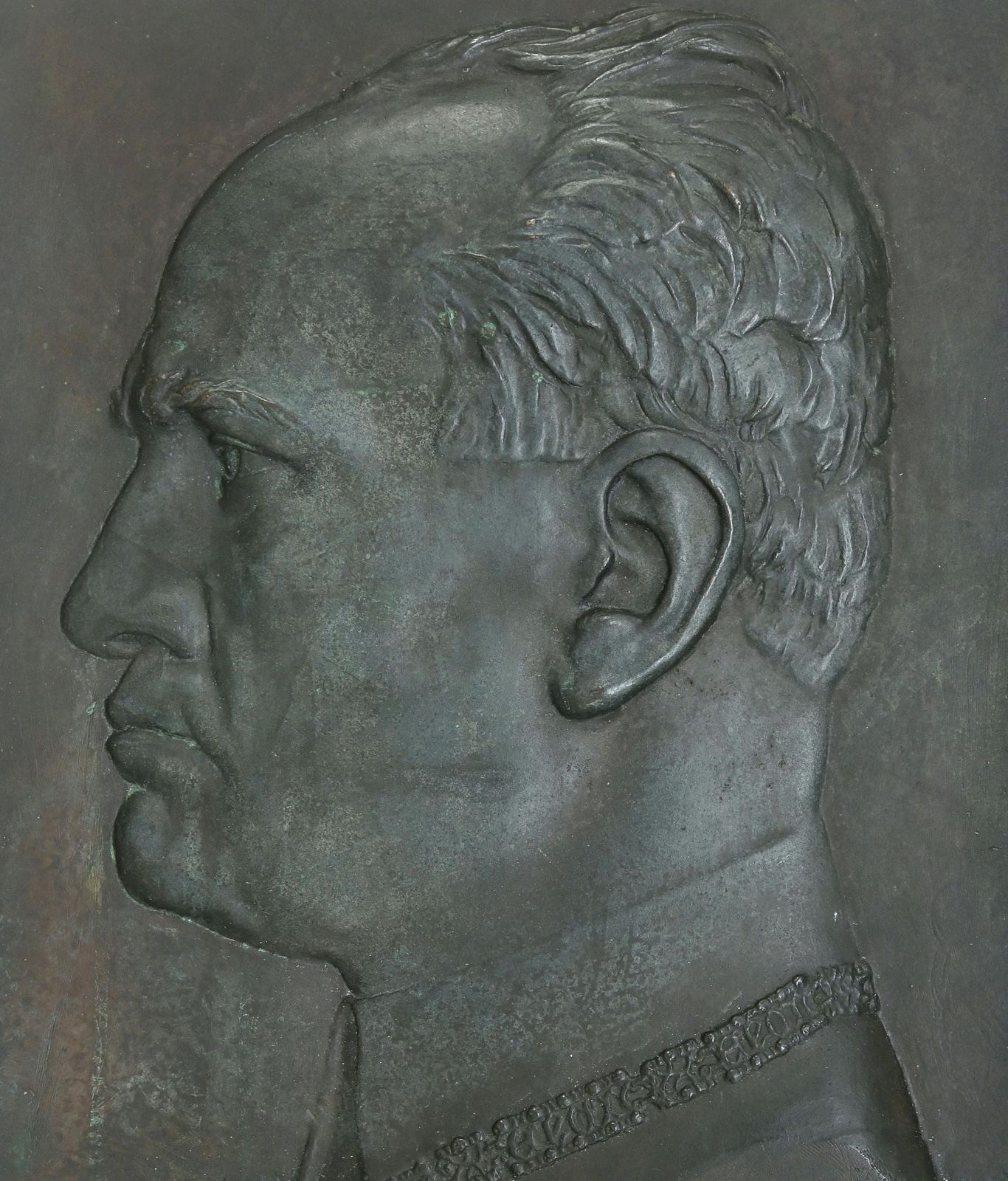 Portrait Of Benito Mussolini By Aurelio Mistruzzi, 1930s photo Art