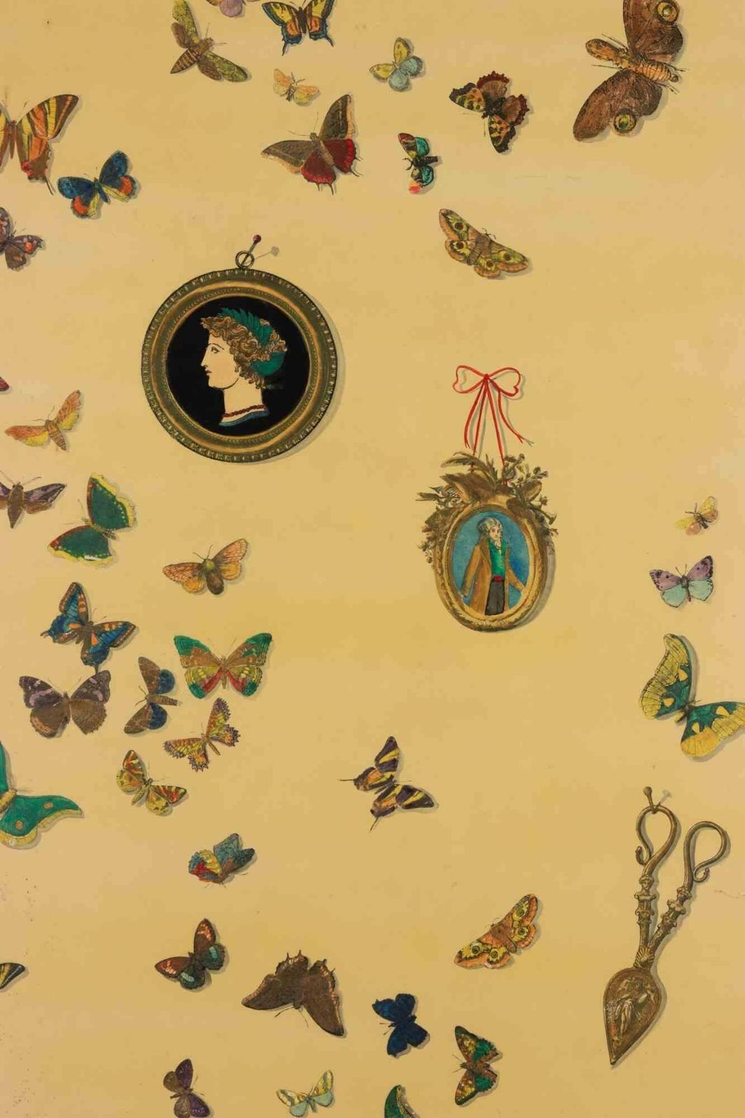 Fornasetti's Panel By Piero Fornasetti, 1950s photo furniture