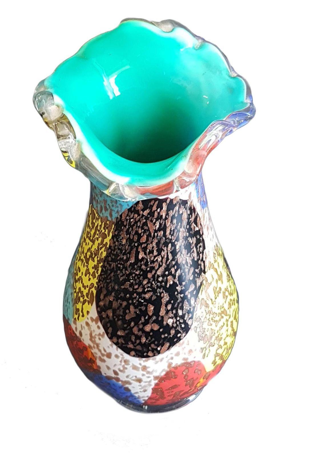 1950s Murano Glass Vase By Arte Vetraria Muranese photo for sale