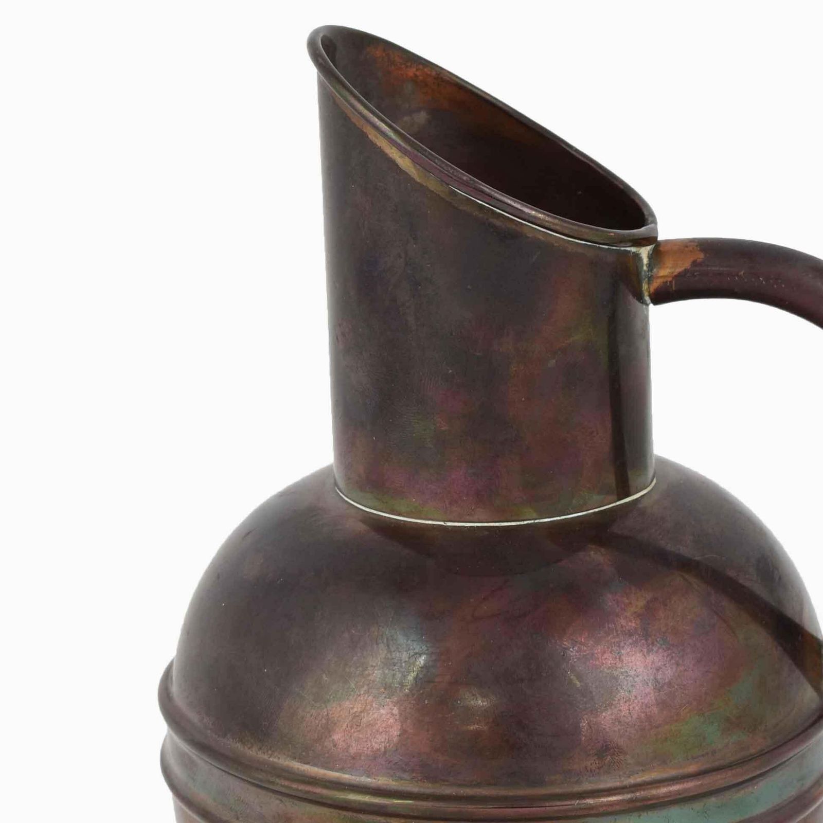 Vintage Art Nouveau Copper Jug By H. Loveridge & Co., England Early 20th Century photo for sale