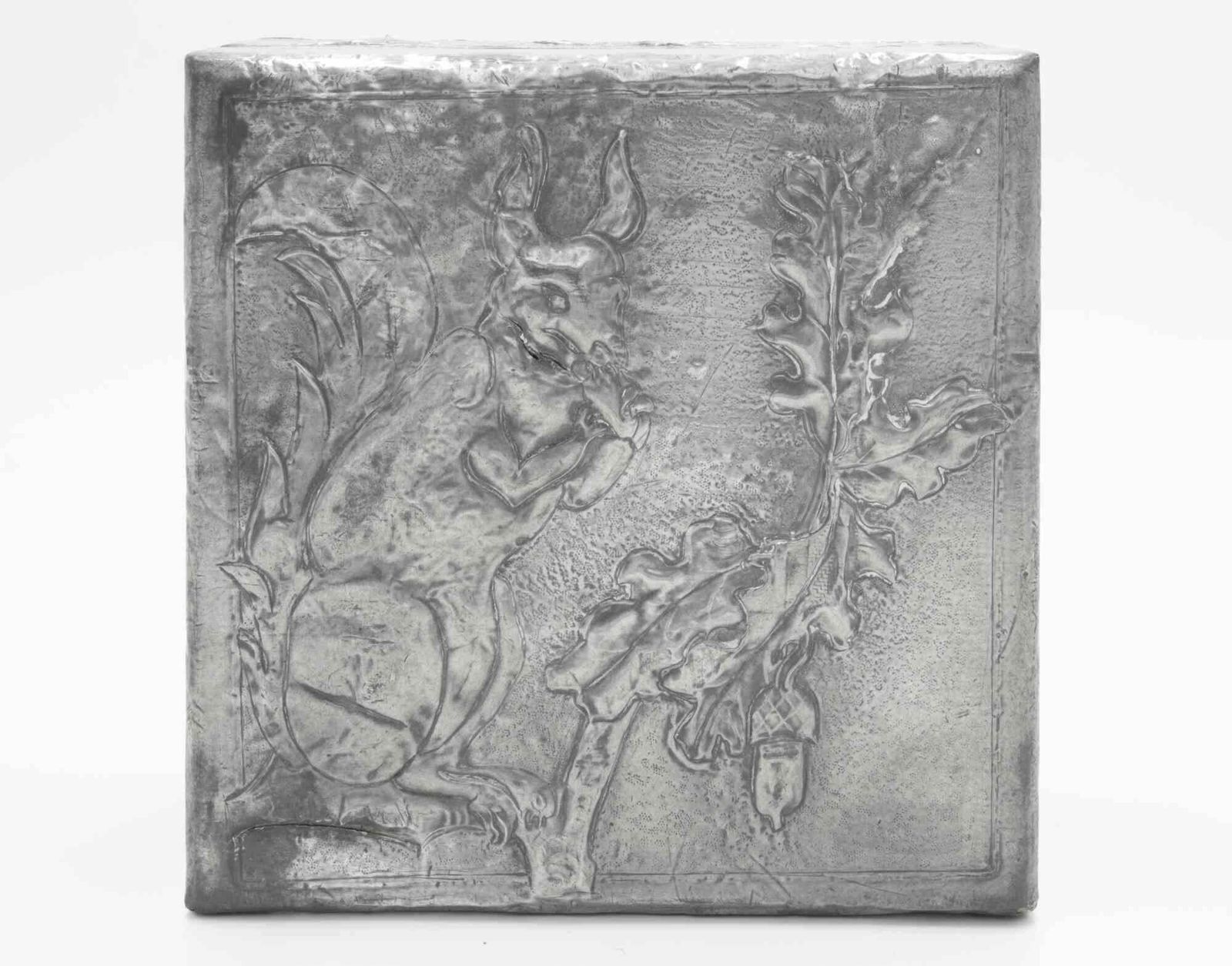 Pewter Rectangular Box, Italy, Early 20th Century photo vinterior